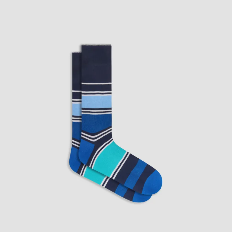 Striped Mid-Calf Socks sold by Bugatchi