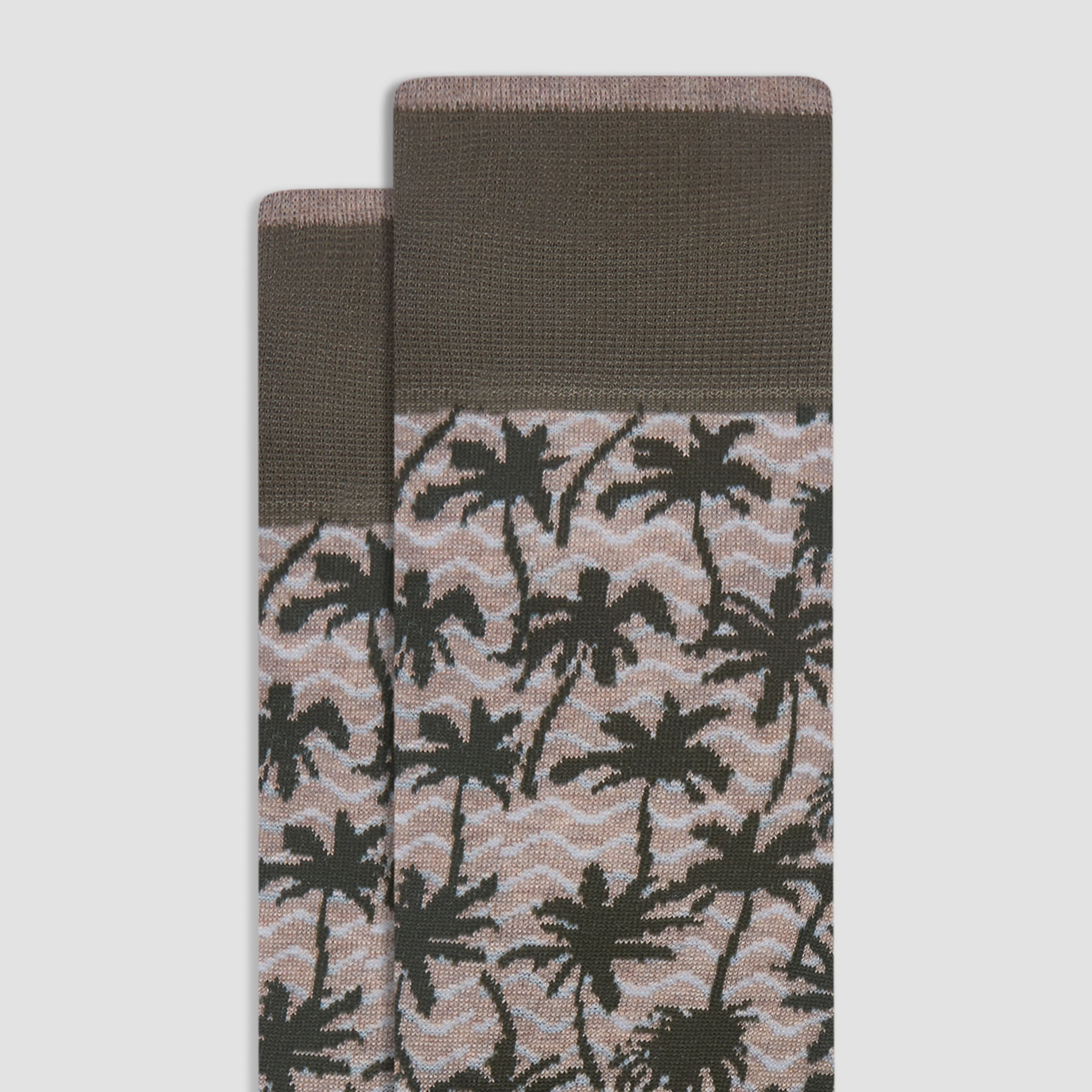 Palm Tree Mid-Calf Socks sold by Bugatchi product image thumbnail 2