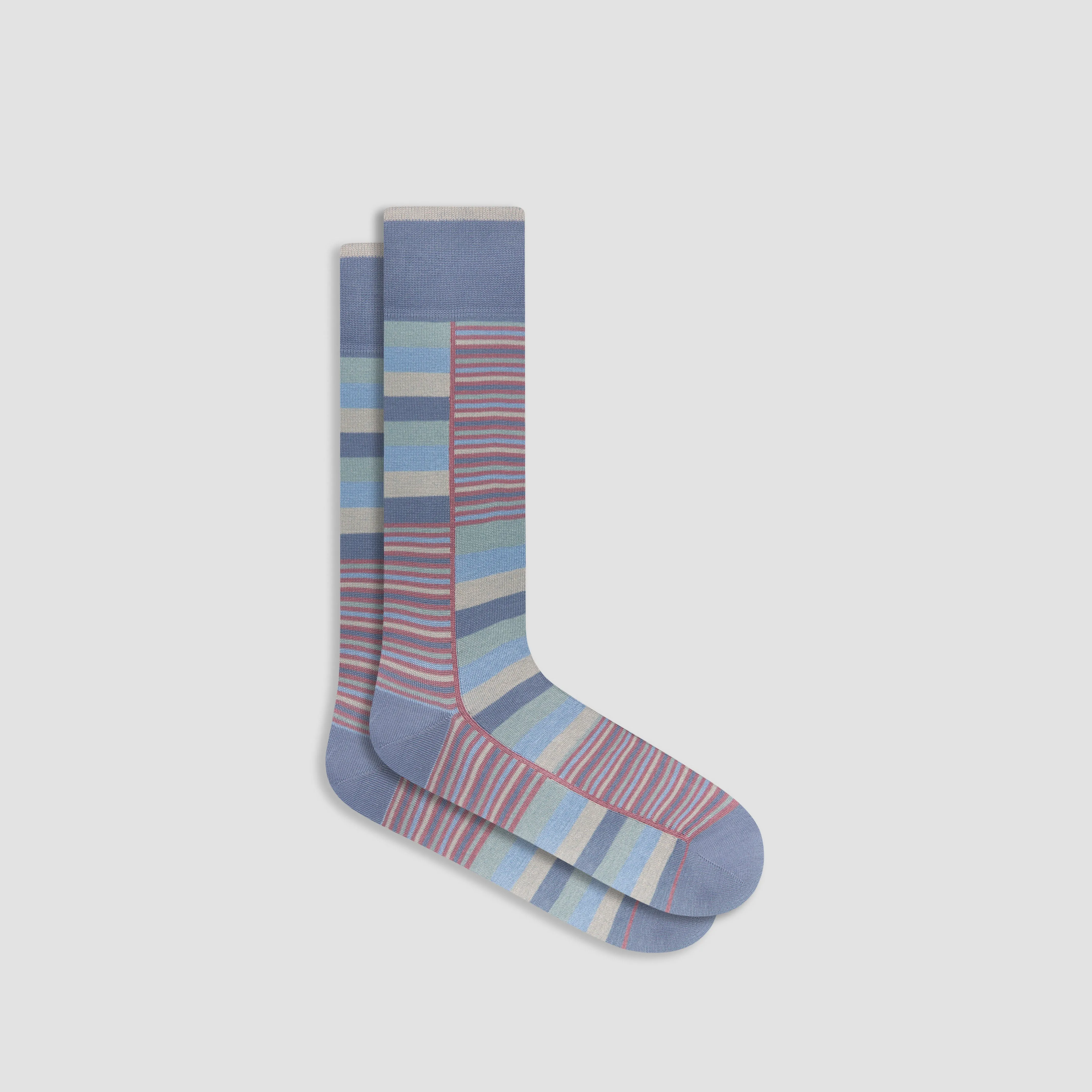Striped Mid-Calf Socks sold by Bugatchi
