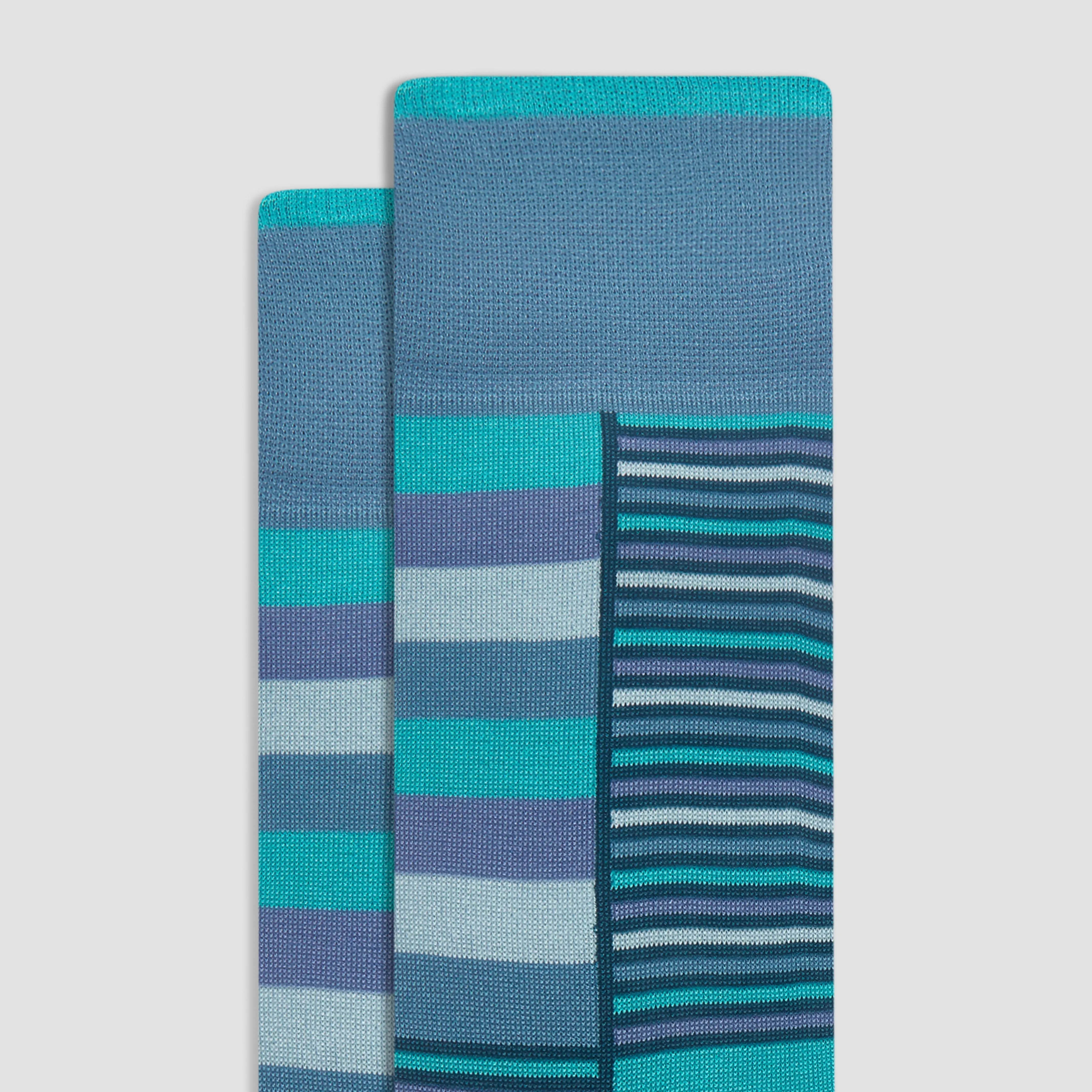 Striped Mid-Calf Socks sold by Bugatchi product image thumbnail 2