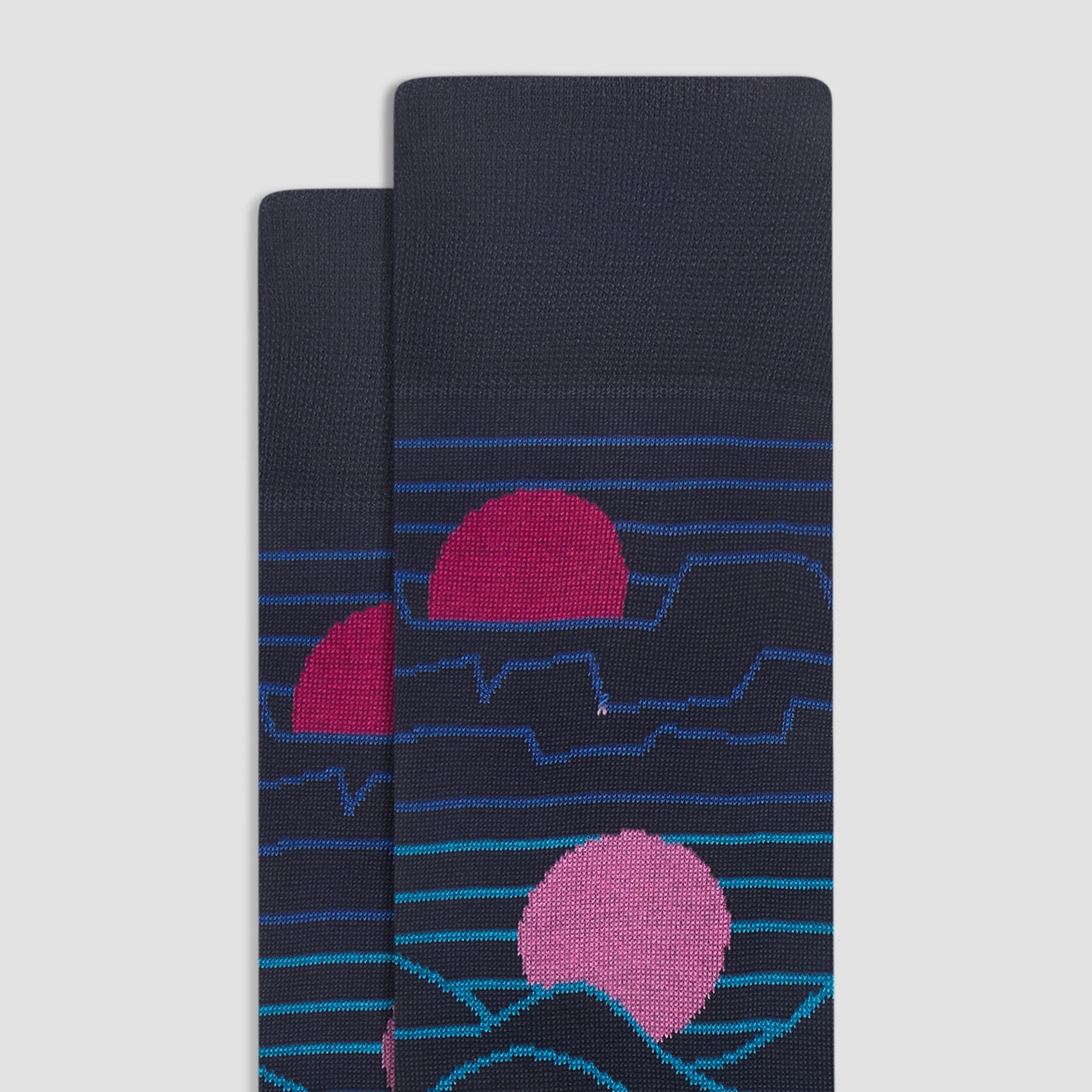 Abstract Mid-Calf Socks sold by Bugatchi product image thumbnail 2