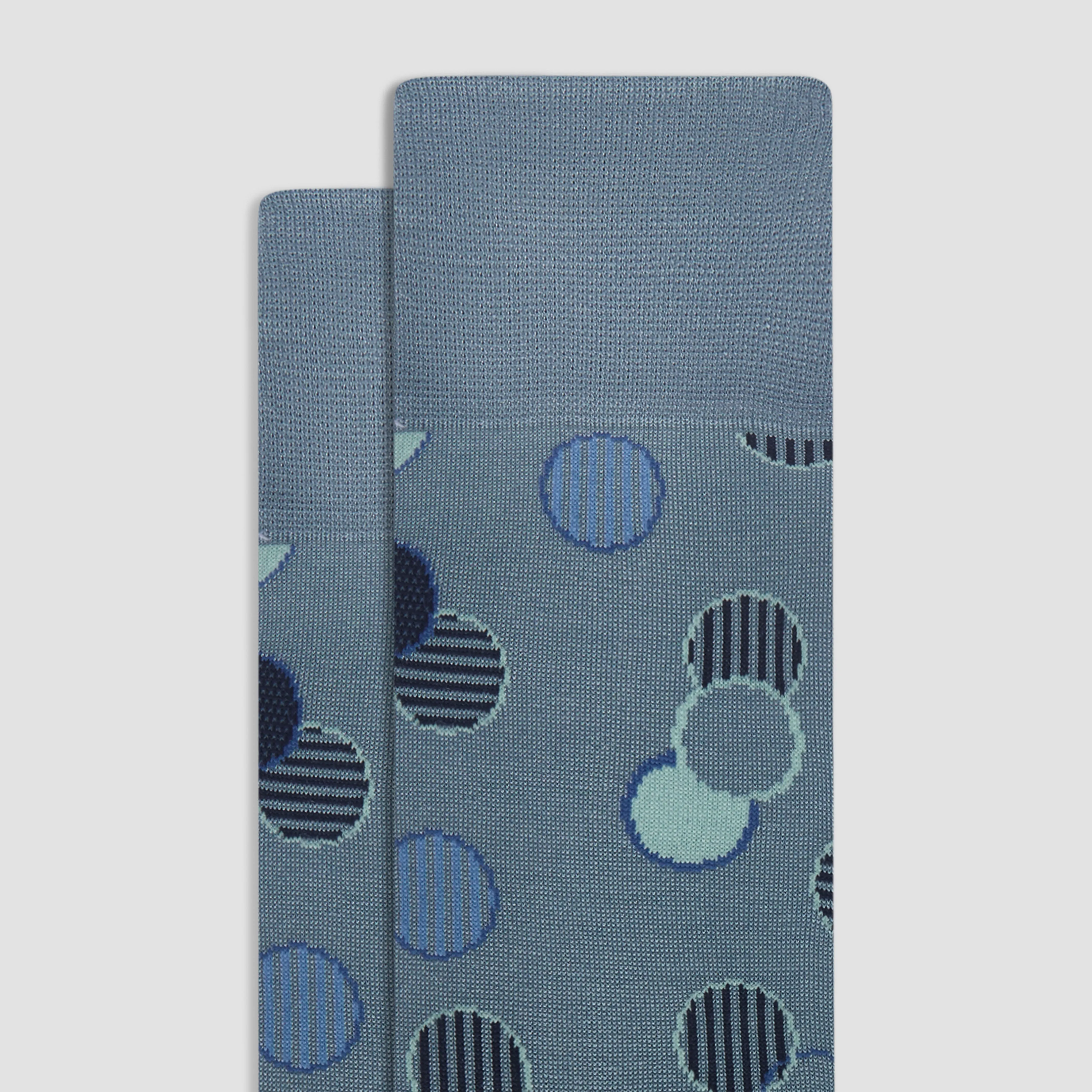 Geometric Mid-Calf Socks sold by Bugatchi product image thumbnail 2