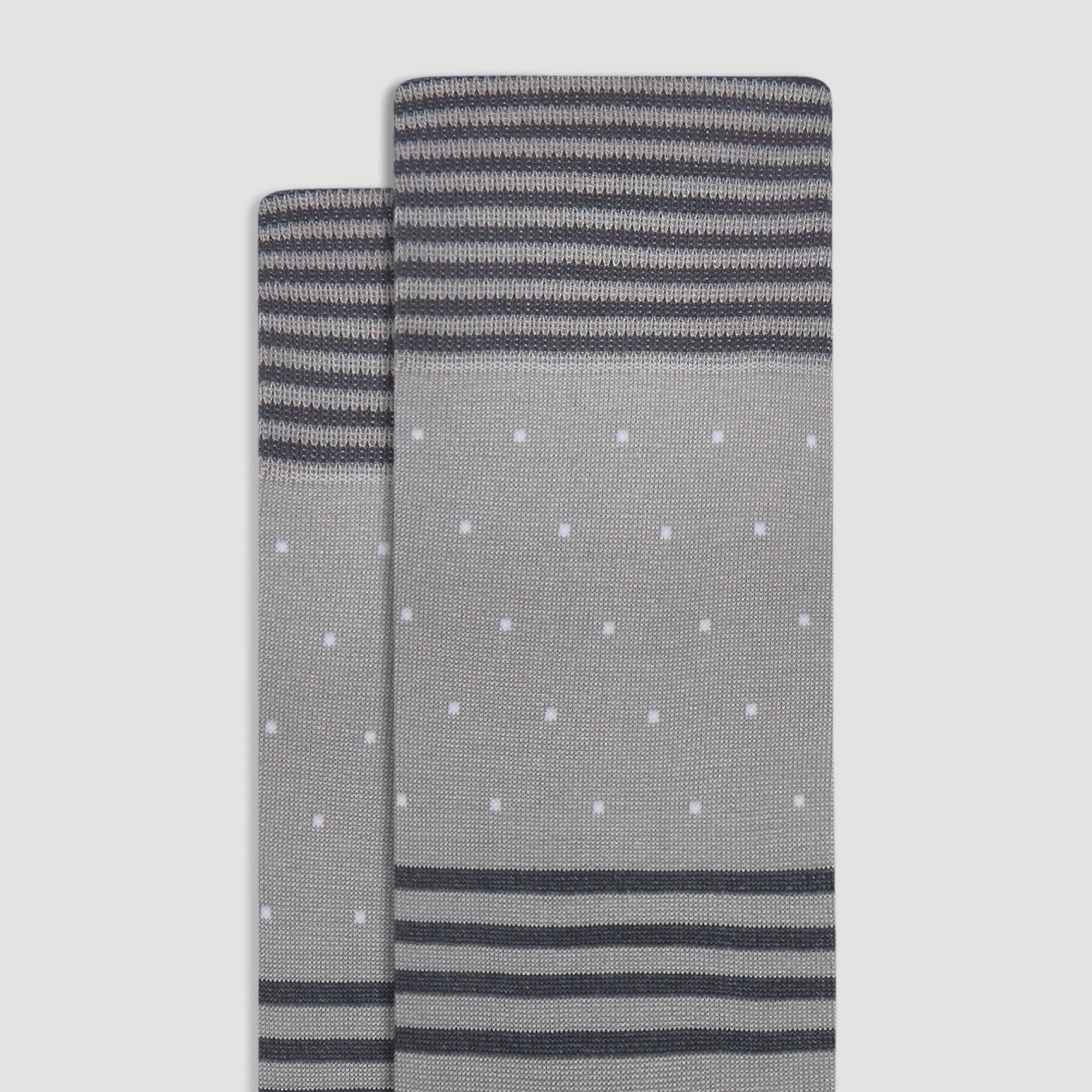 Stripe and Dot Mid-Calf Socks sold by Bugatchi product image thumbnail 2