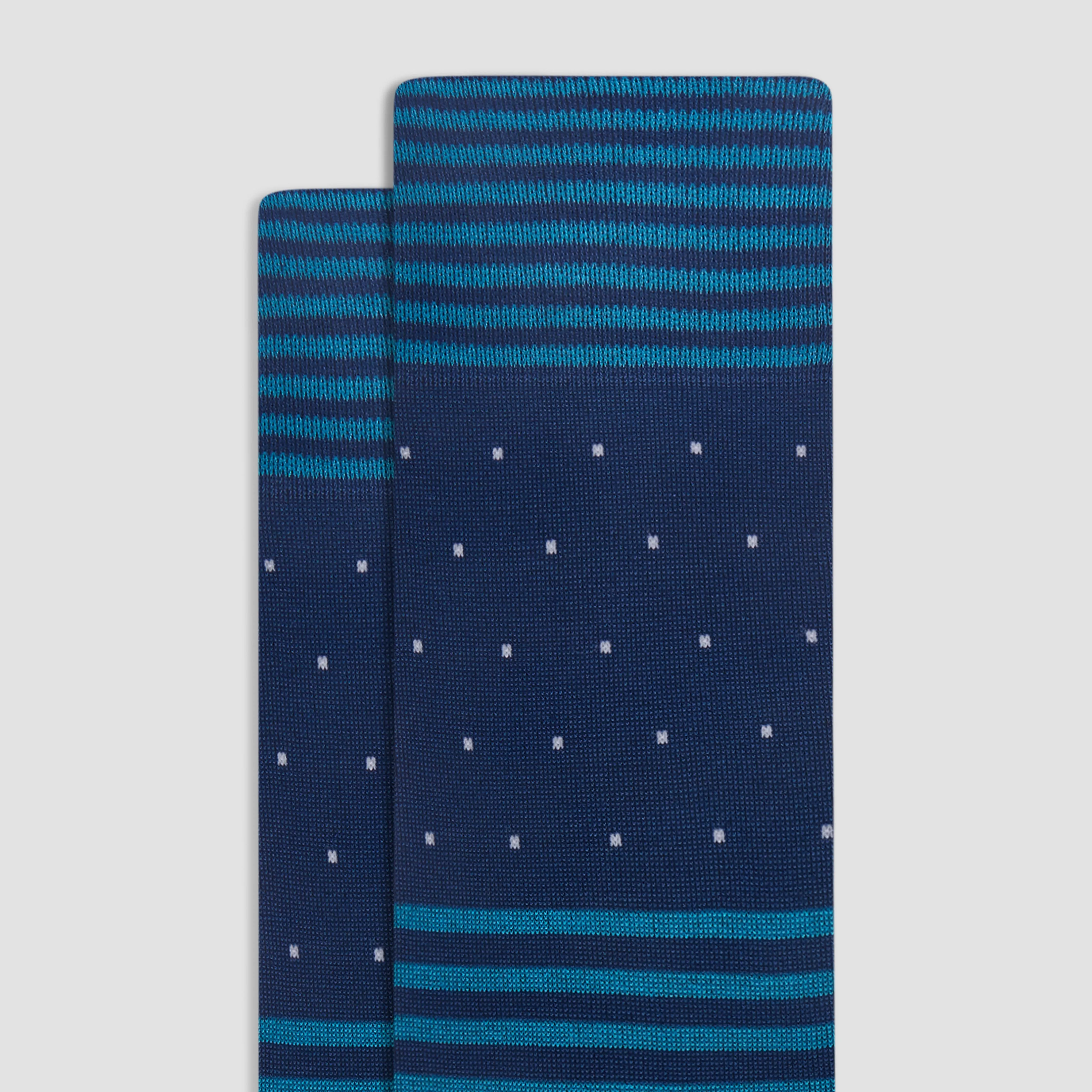 Stripe and Dot Mid-Calf Socks sold by Bugatchi product image thumbnail 2