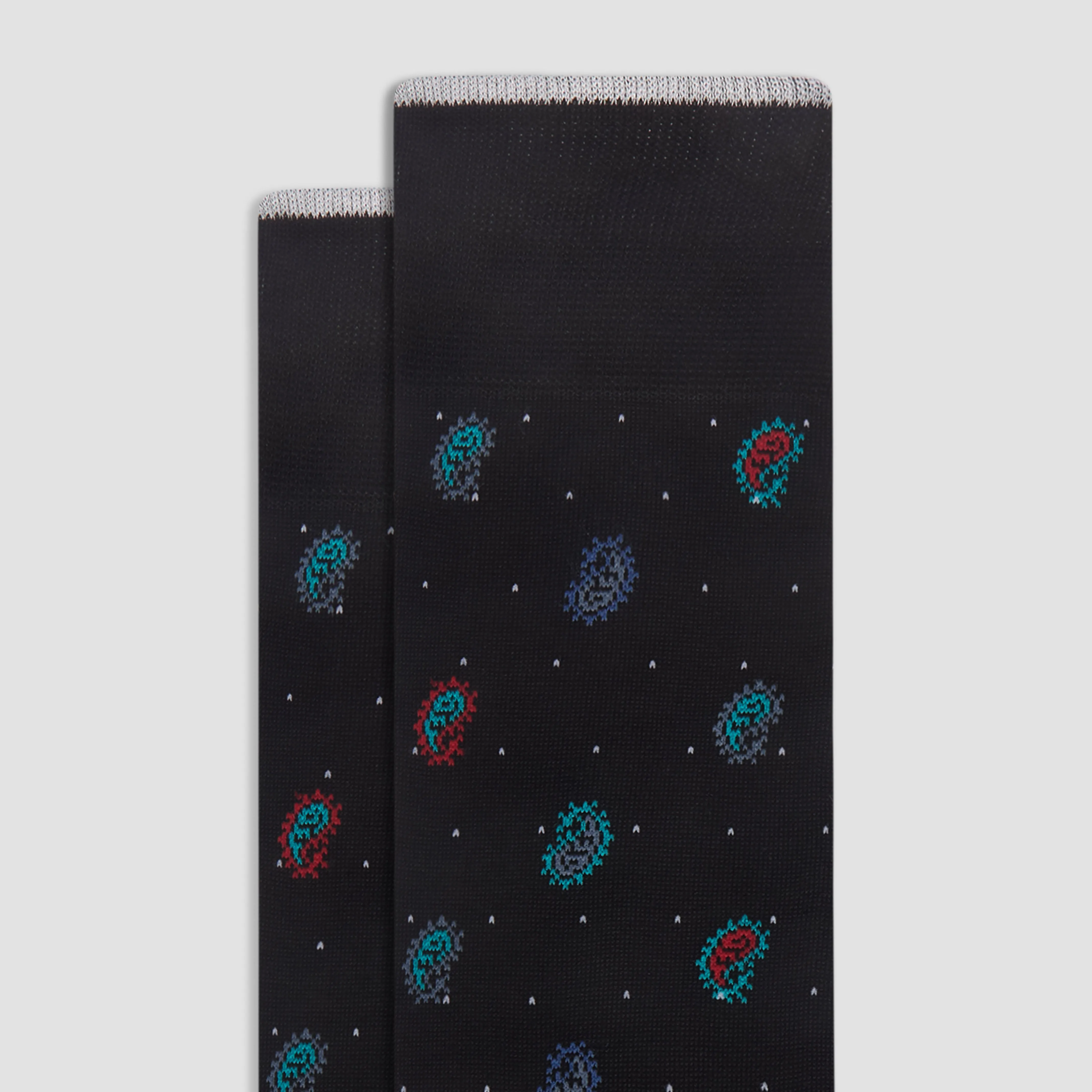 Paisley Mid-Calf Socks sold by Bugatchi product image thumbnail 2