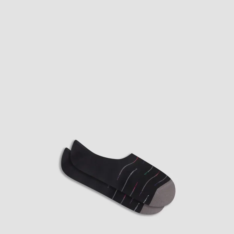 Interrupted Stripe No-Show Socks sold by Bugatchi