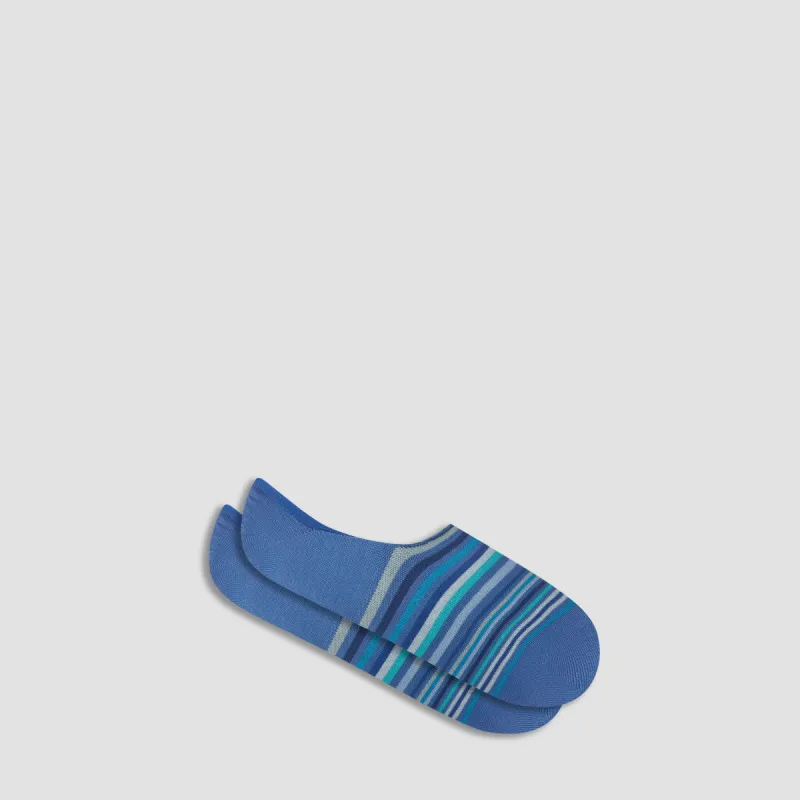 Striped No-Show Socks sold by Bugatchi