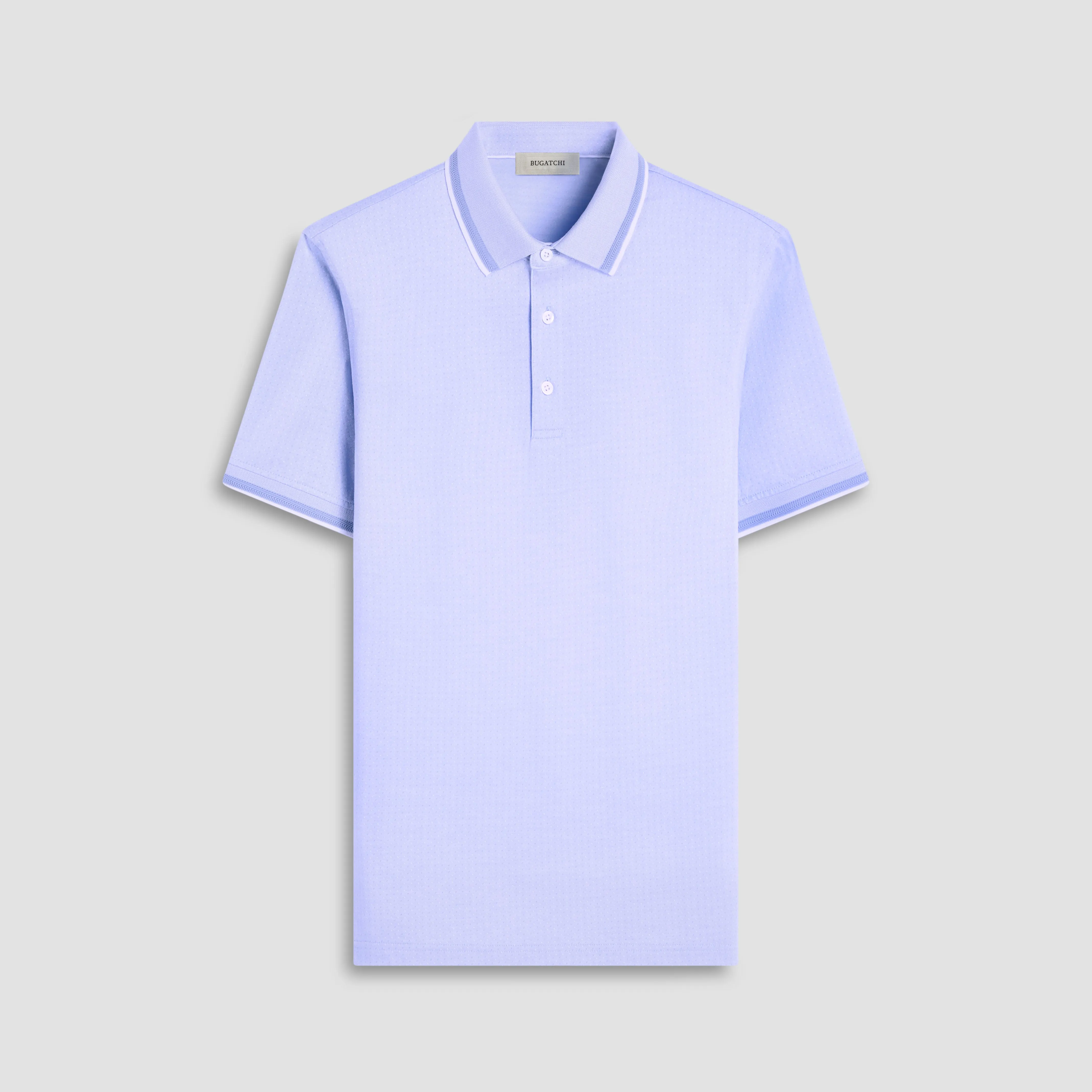 Speckled Bird's Eye Polo Shirt sold by Bugatchi