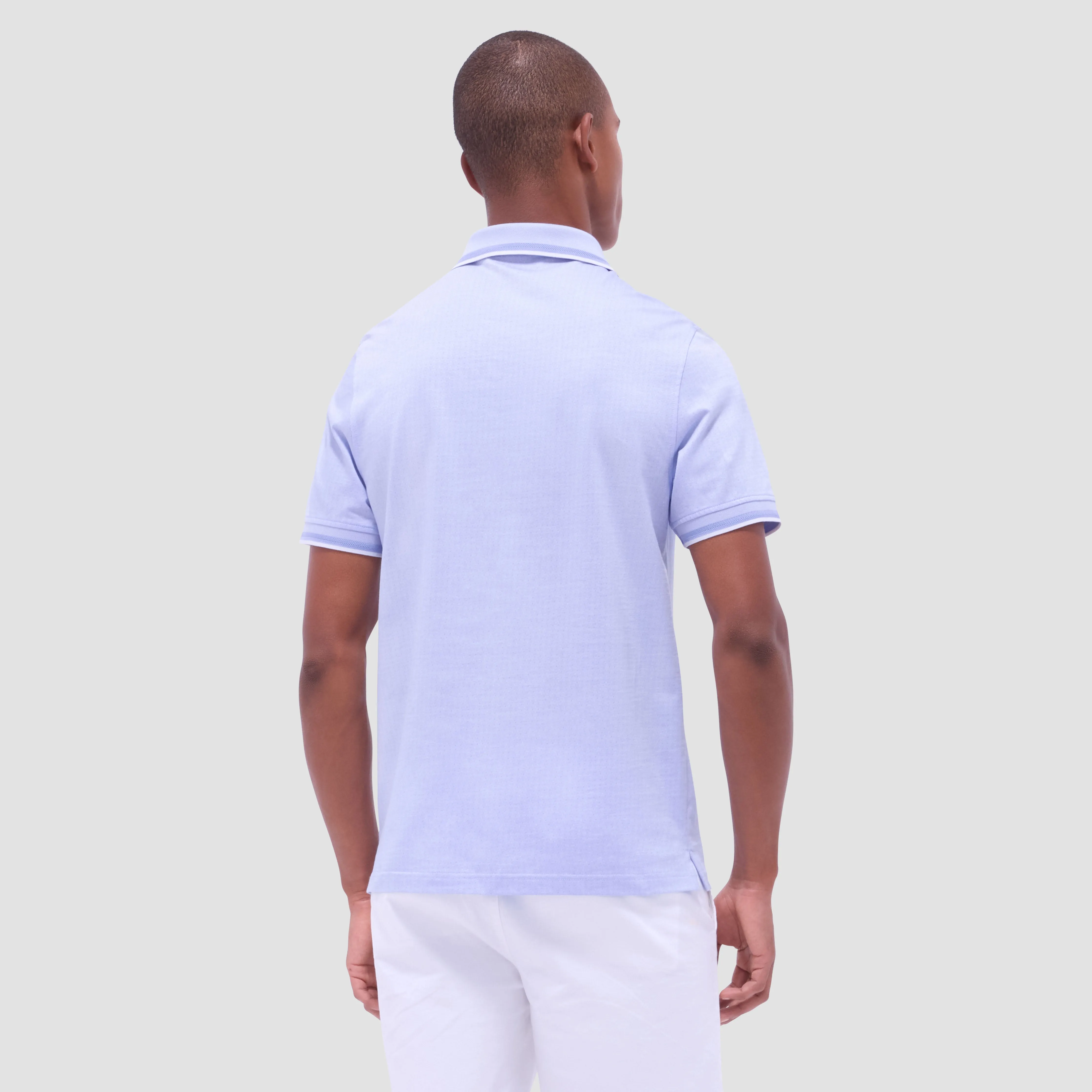 Speckled Bird's Eye Polo Shirt sold by Bugatchi product image thumbnail 4