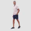 Wave Bird's Eye Polo Shirt sold by Bugatchi