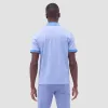Two-Tone Bird's Eye Polo Shirt sold by Bugatchi