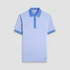 Two-Tone Bird's Eye Polo Shirt sold by Bugatchi