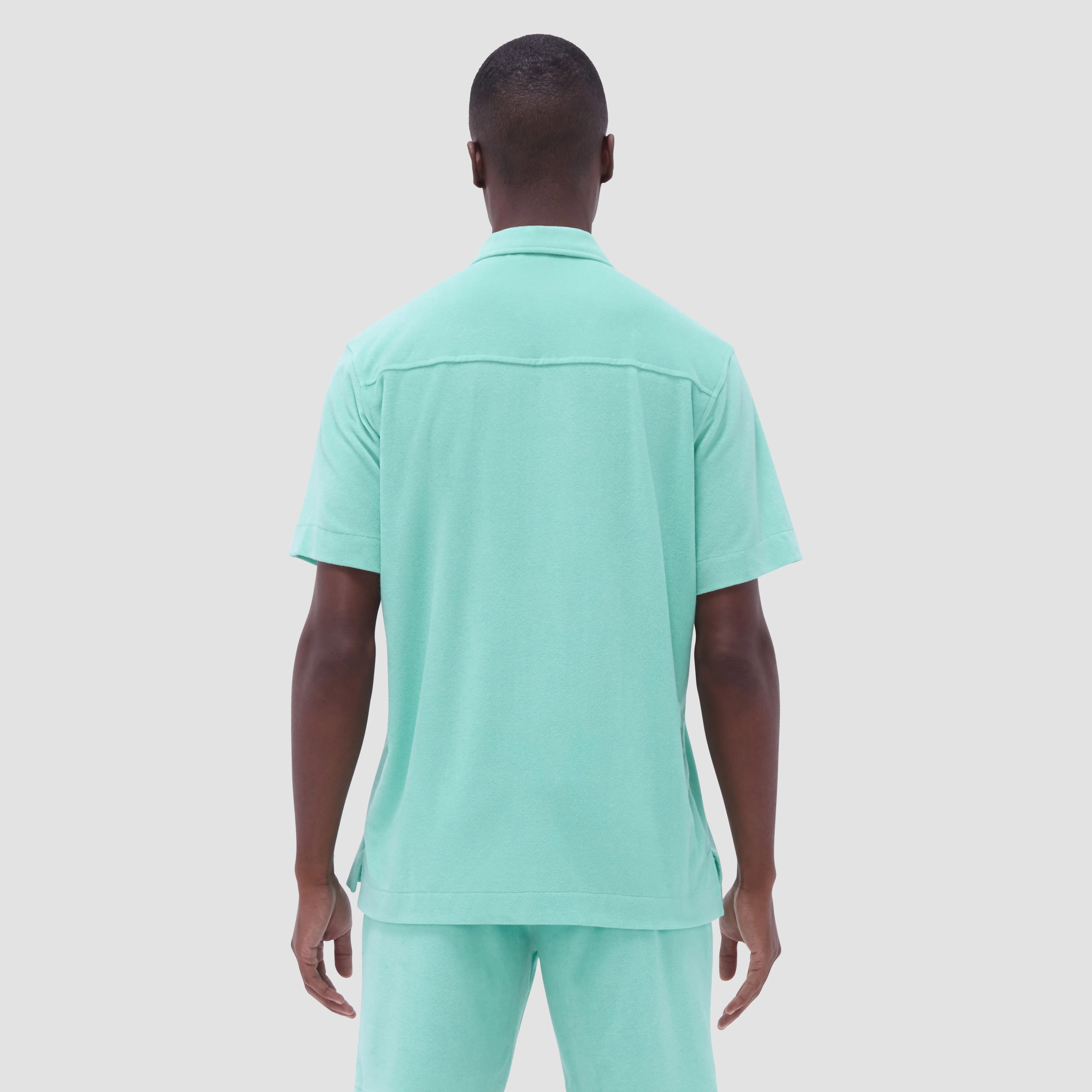 French Terry Camp Shirt sold by Bugatchi product image thumbnail 4