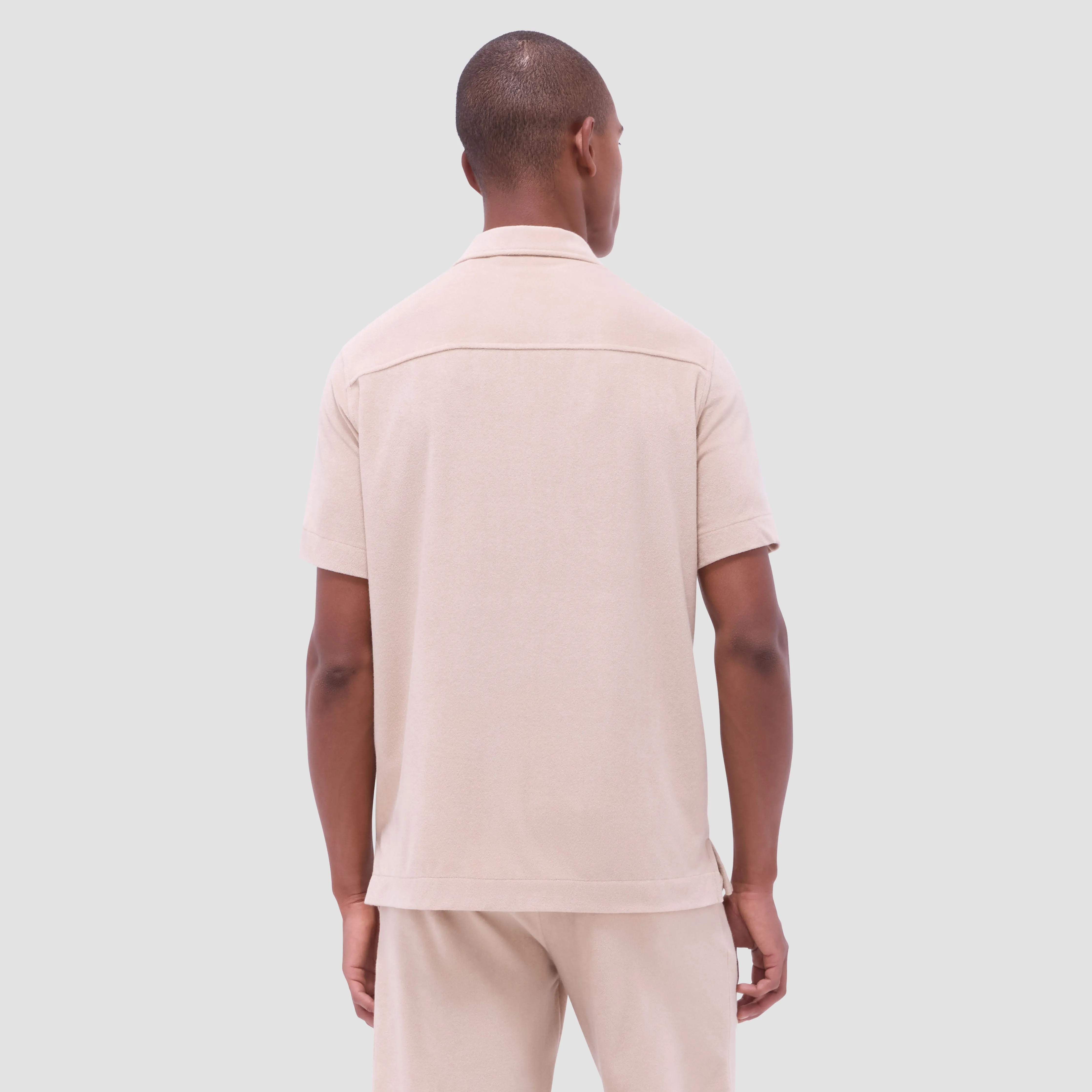French Terry Camp Shirt sold by Bugatchi product image thumbnail 4
