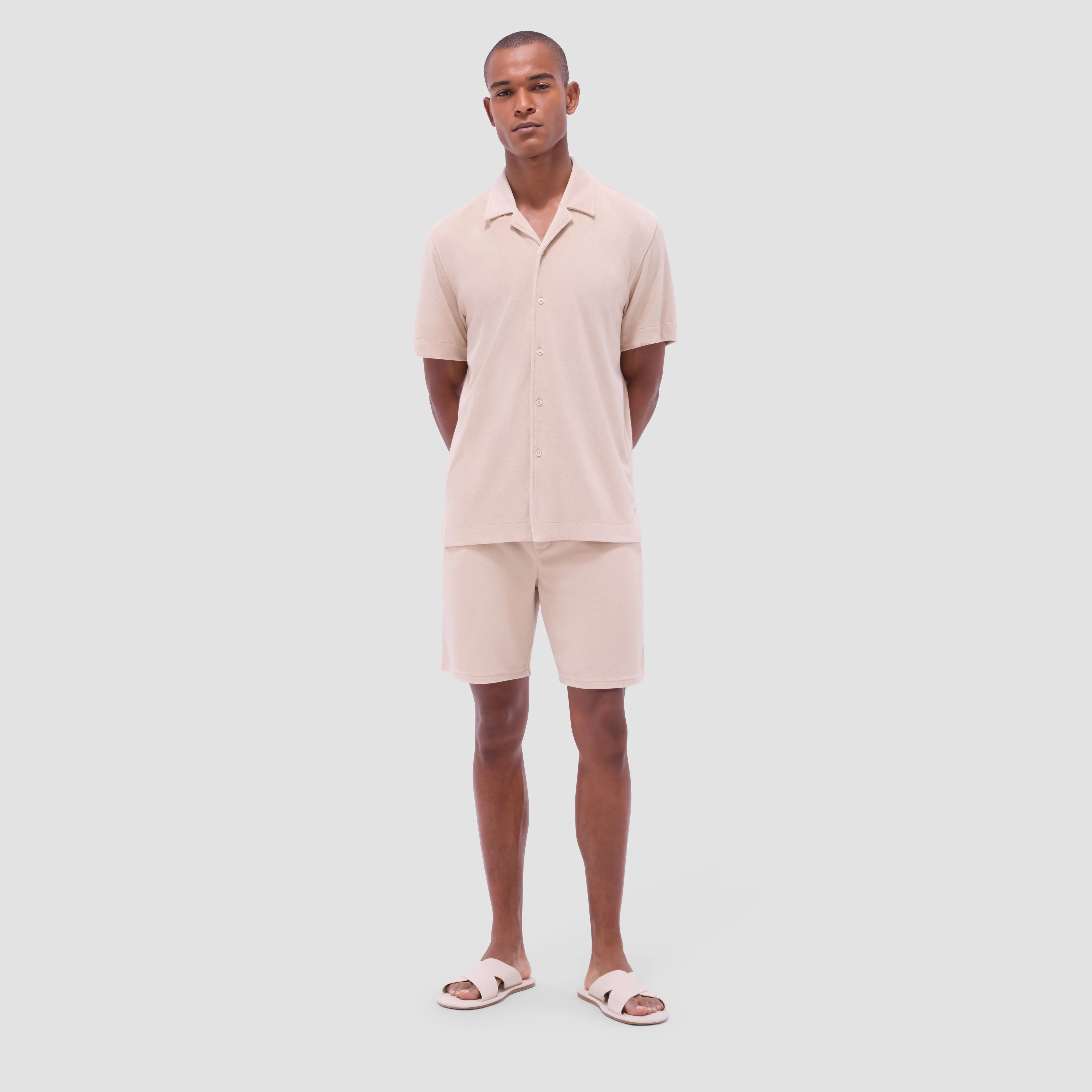 French Terry Camp Shirt sold by Bugatchi product image thumbnail 5