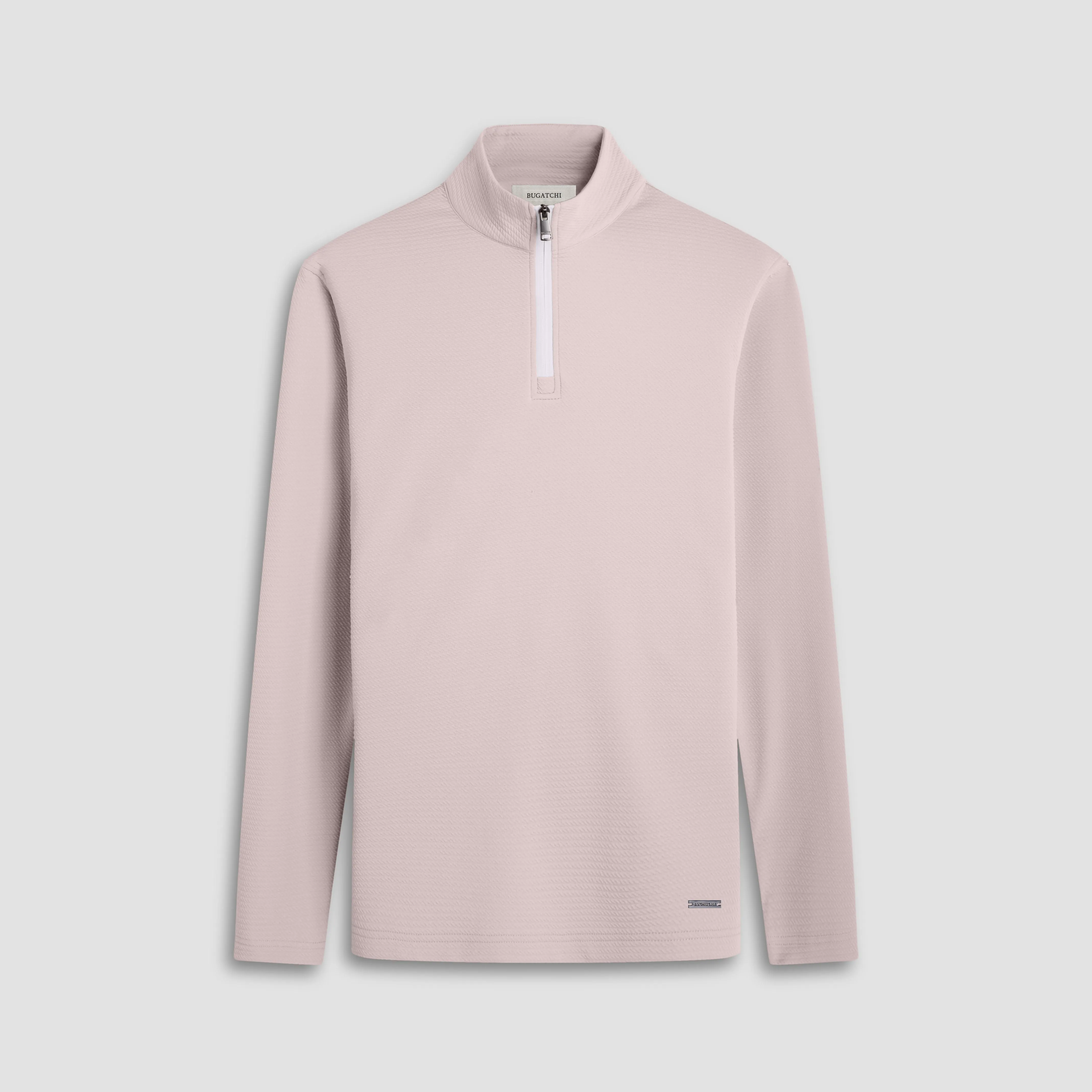 Textured Performance Quarter-Zip Pullover sold by Bugatchi