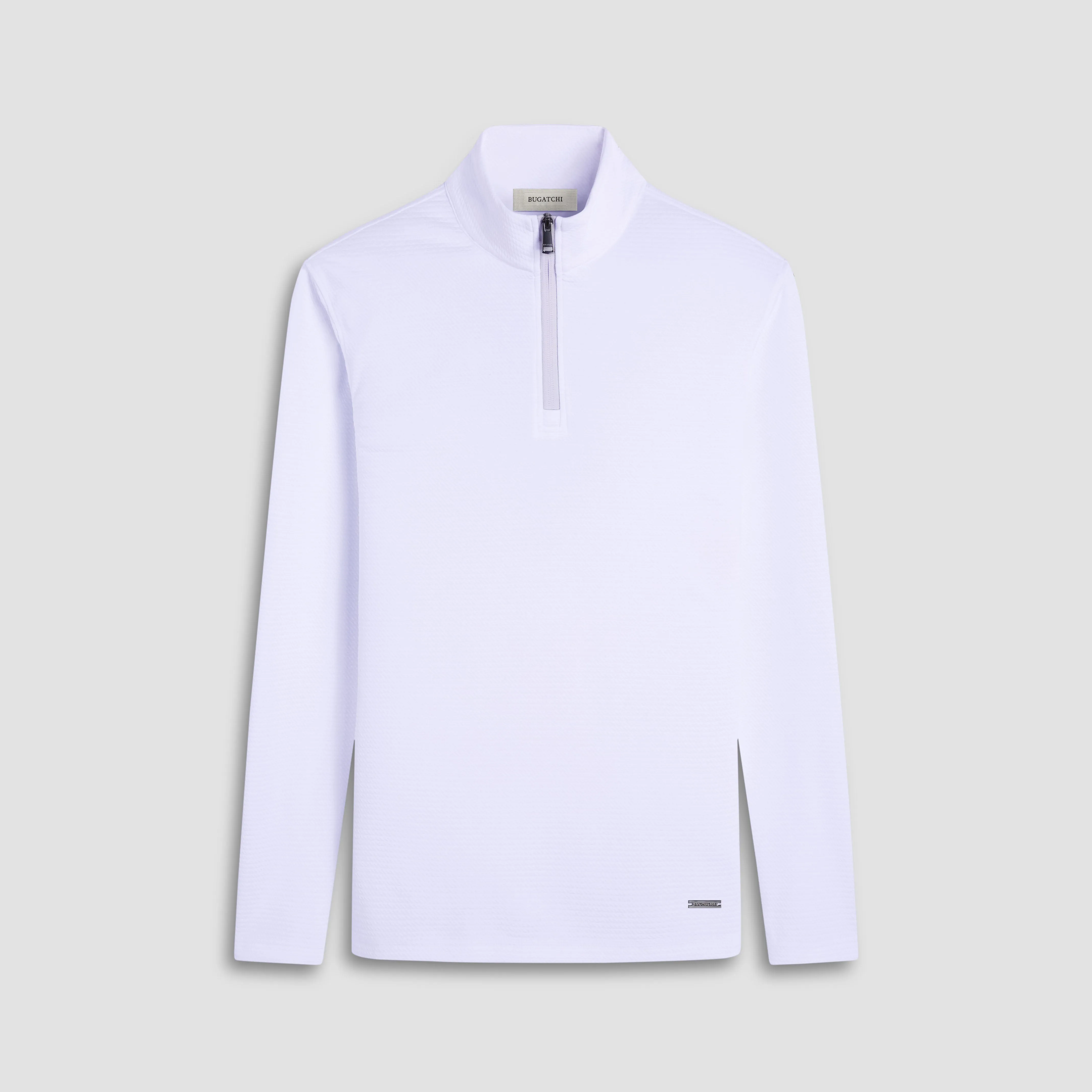 Textured Performance Quarter-Zip Pullover sold by Bugatchi