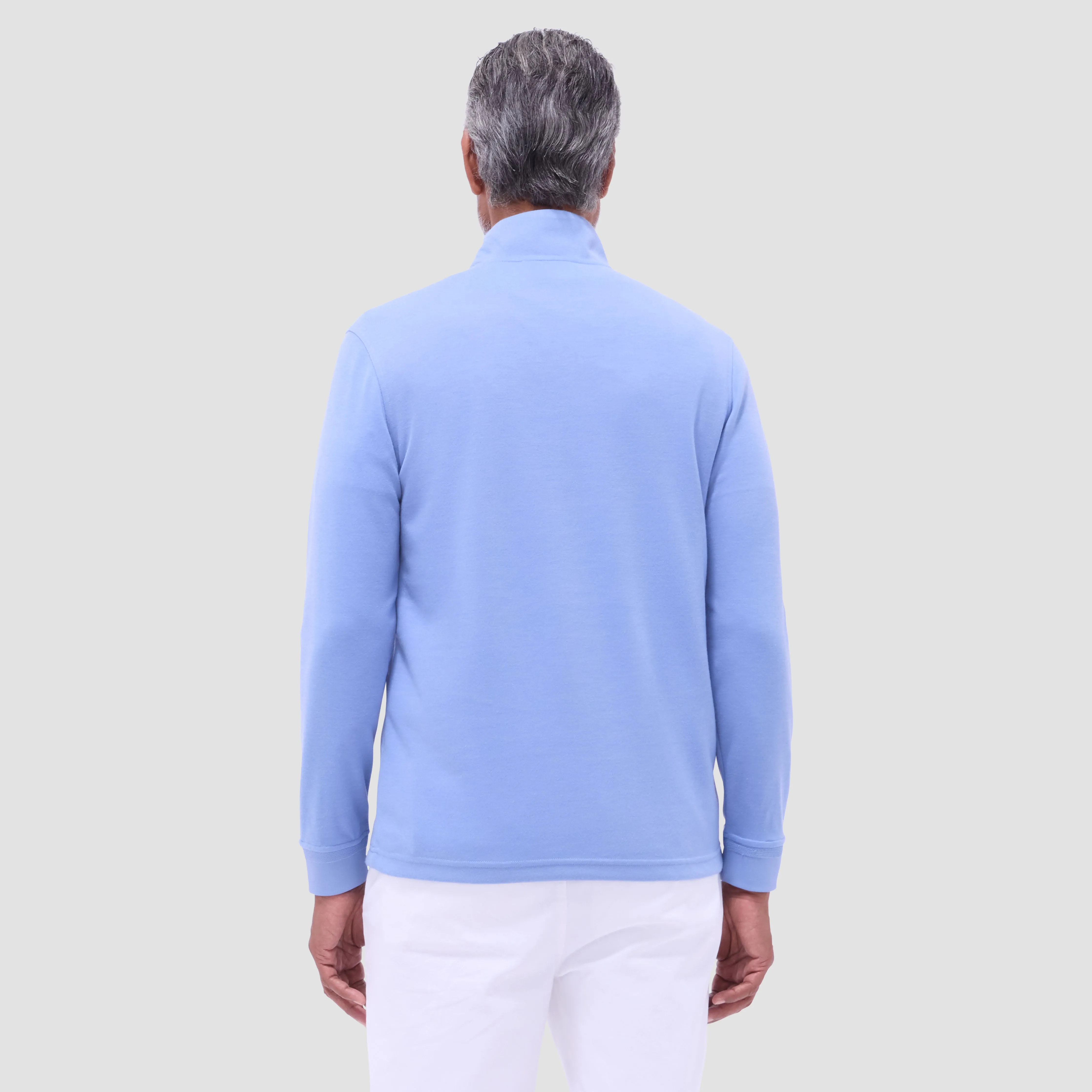 Diamond Quilt Performance Quarter-Zip Pullover sold by Bugatchi product image thumbnail 4