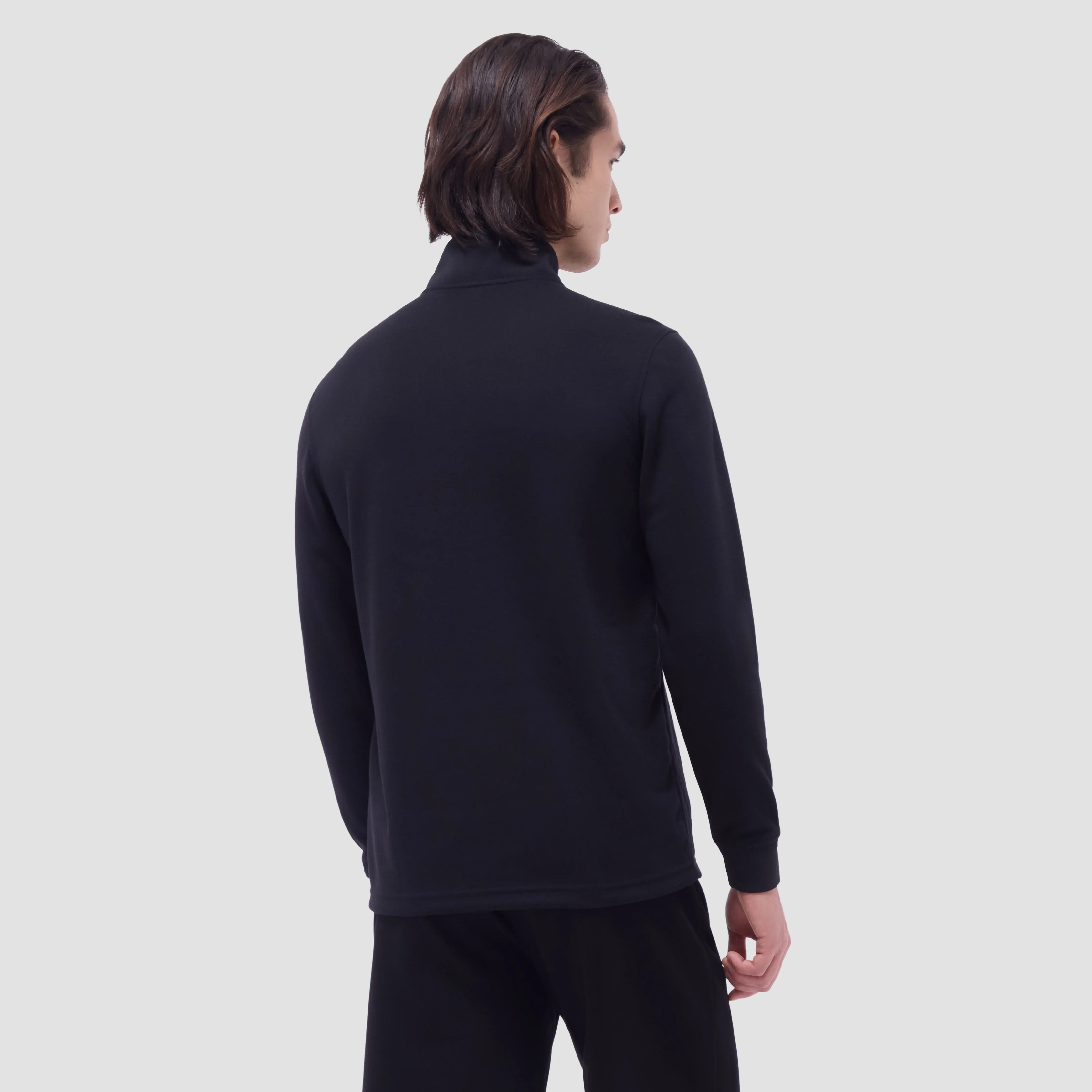 Diamond Quilt Performance Quarter-Zip Pullover sold by Bugatchi product image thumbnail 4