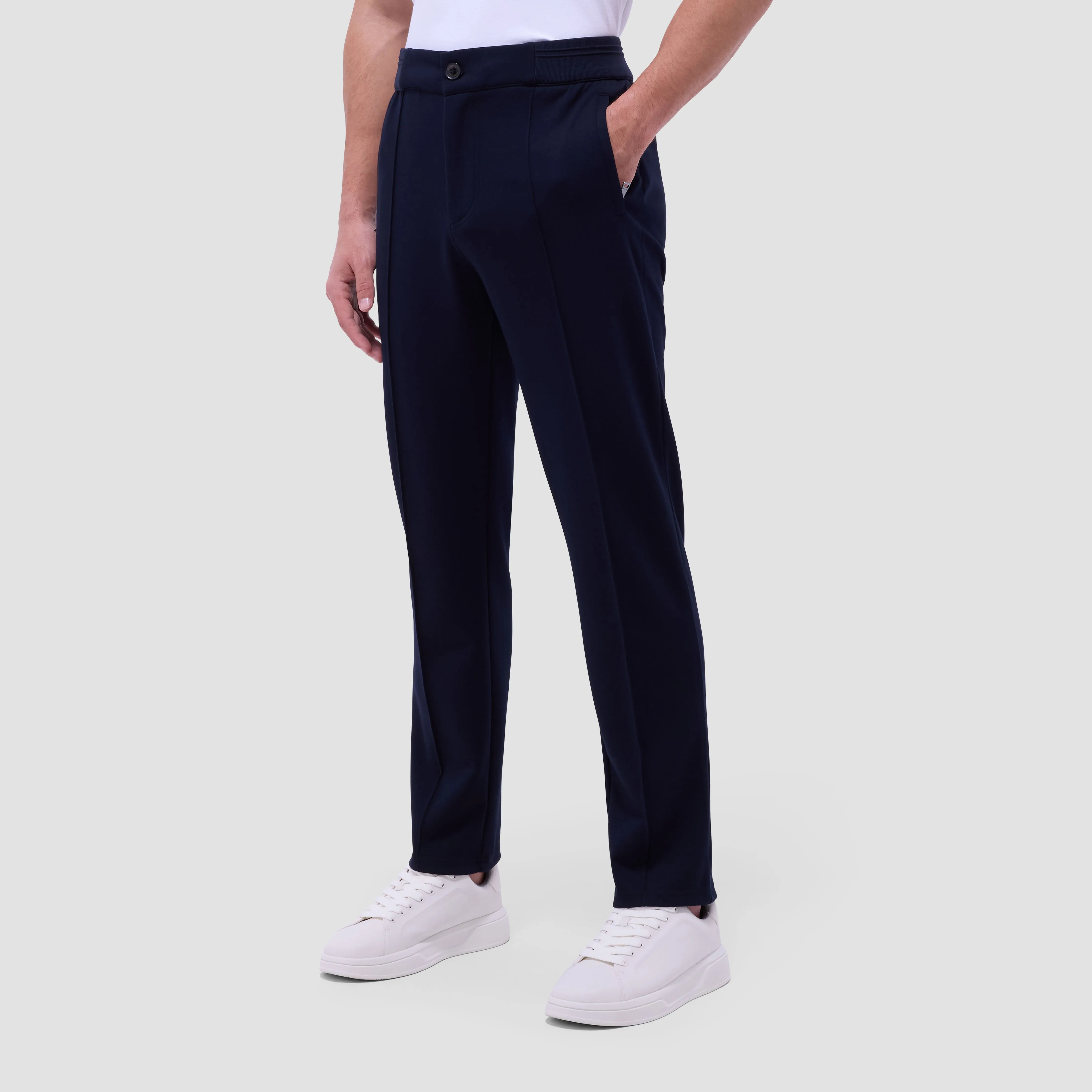 Soft Touch Solid Casual Pants sold by Bugatchi product image thumbnail 2