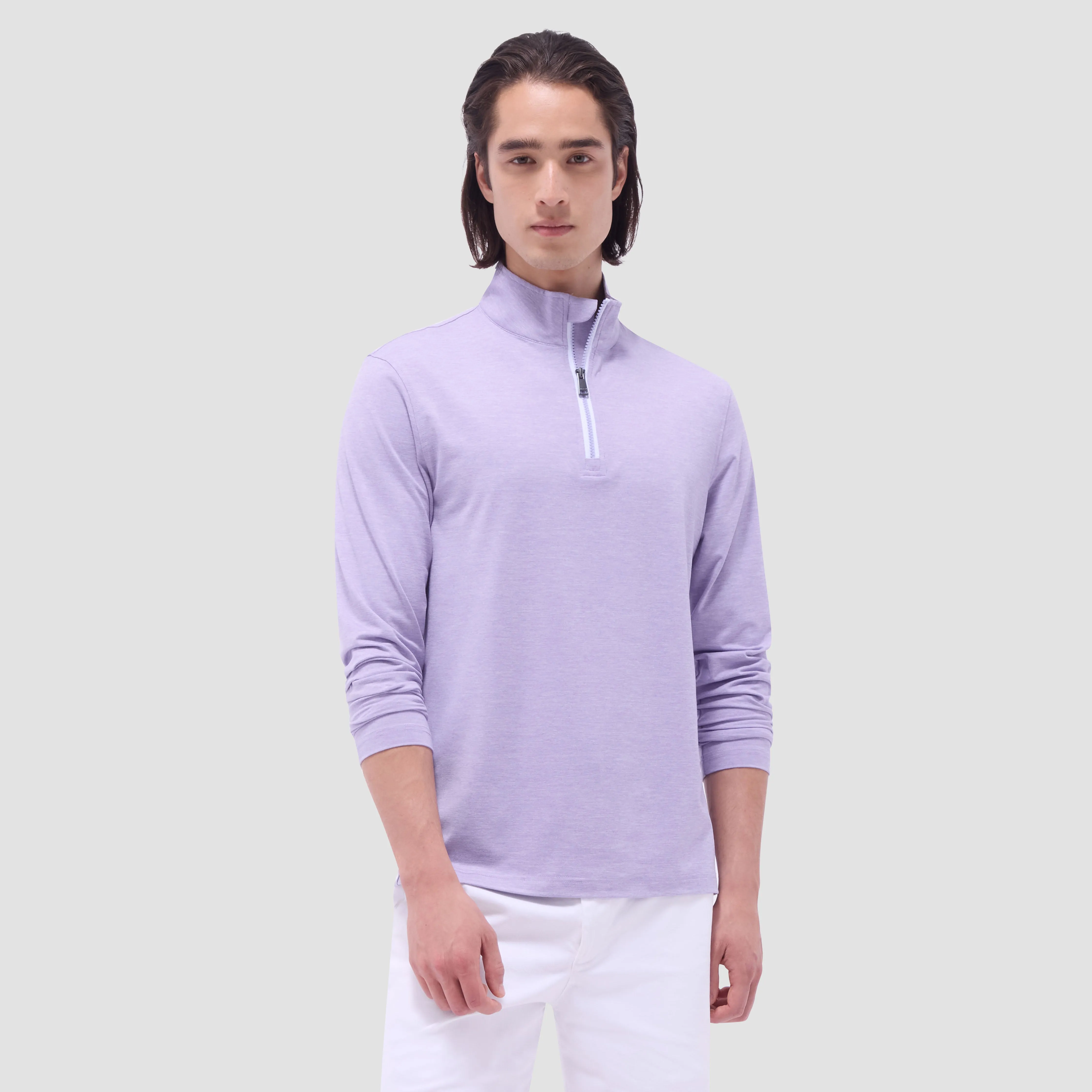 UV50 Performance Quarter-Zip Pullover sold by Bugatchi product image thumbnail 2