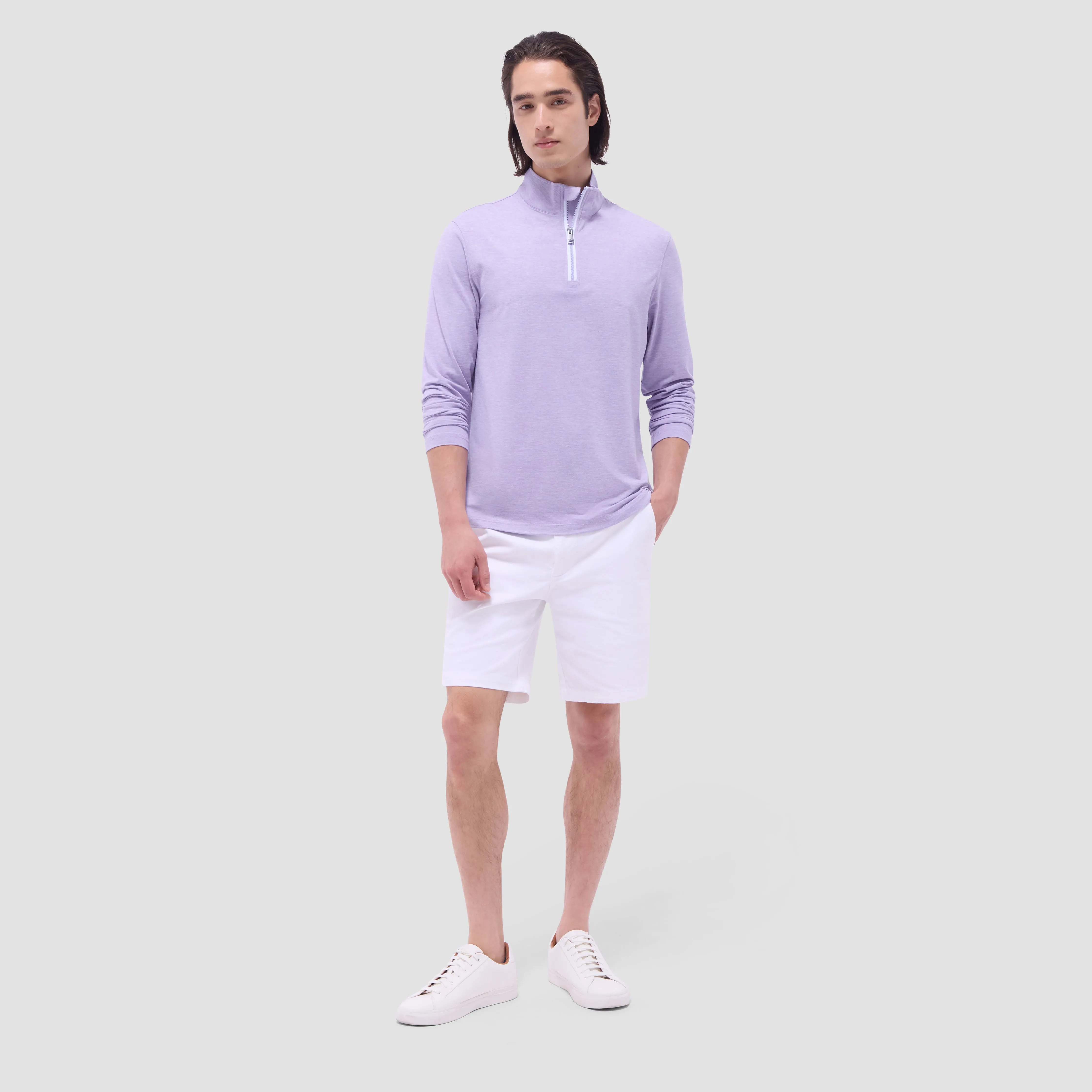 UV50 Performance Quarter-Zip Pullover sold by Bugatchi product image thumbnail 5