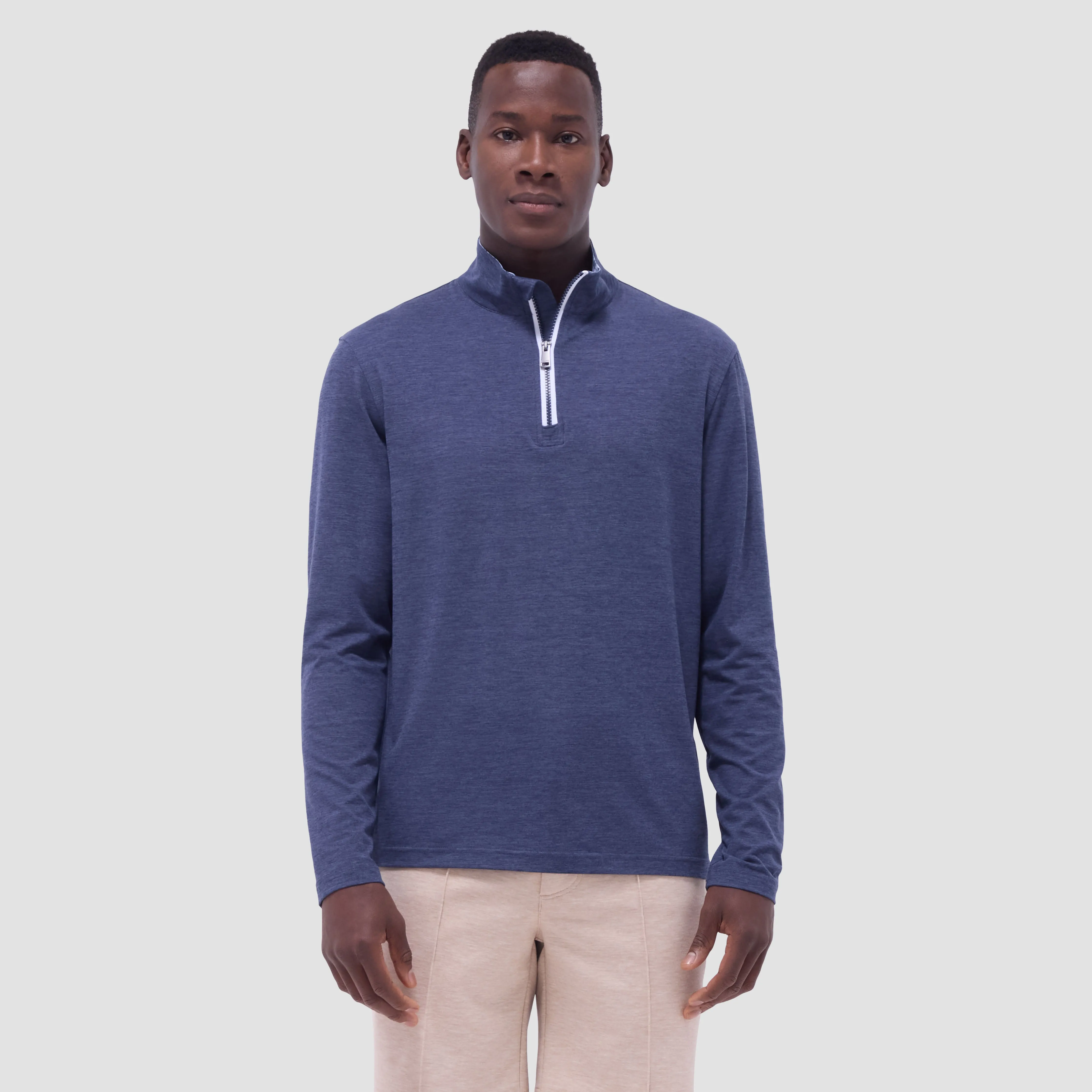 UV50 Performance Quarter-Zip Pullover sold by Bugatchi product image thumbnail 2