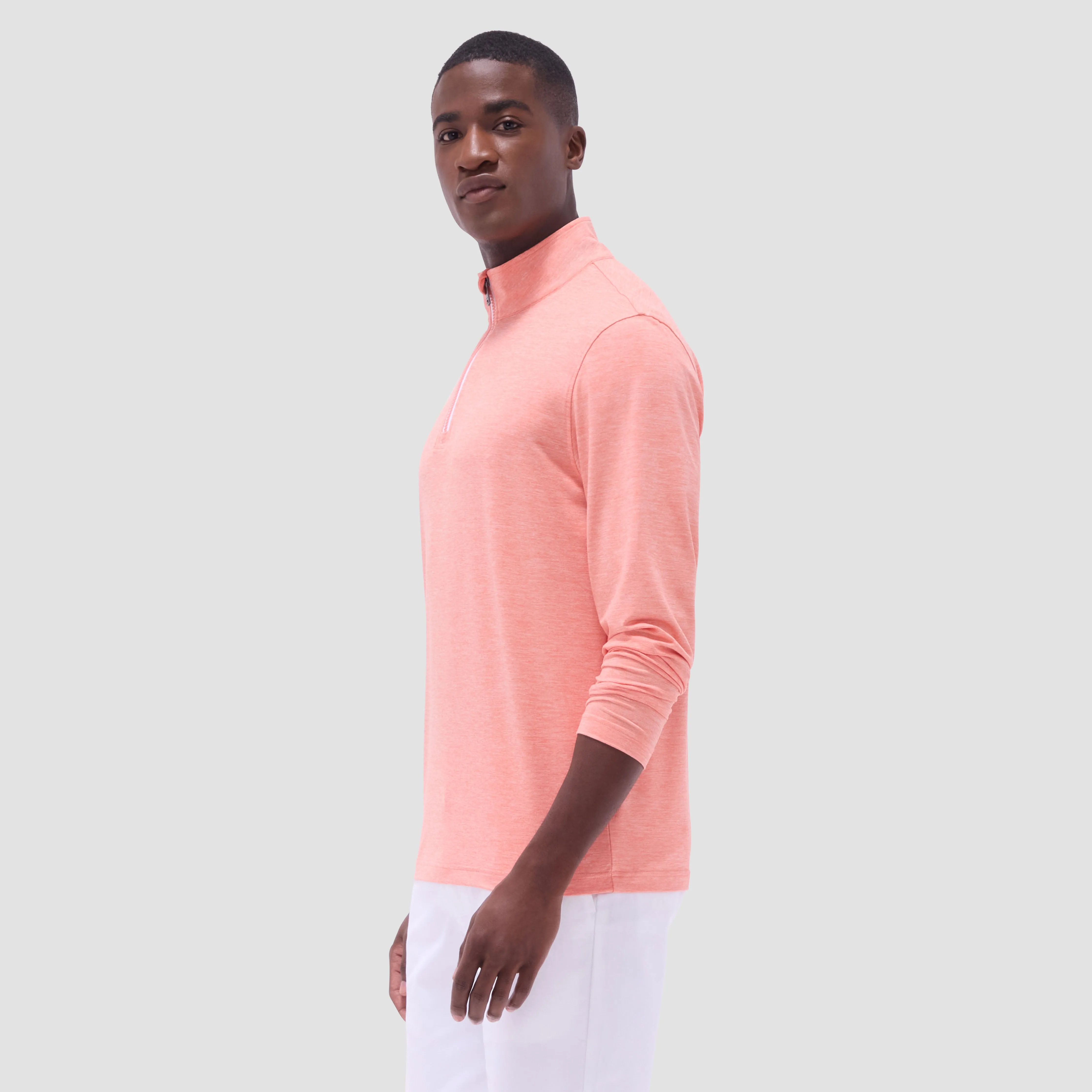 UV50 Performance Quarter-Zip Pullover sold by Bugatchi product image thumbnail 3