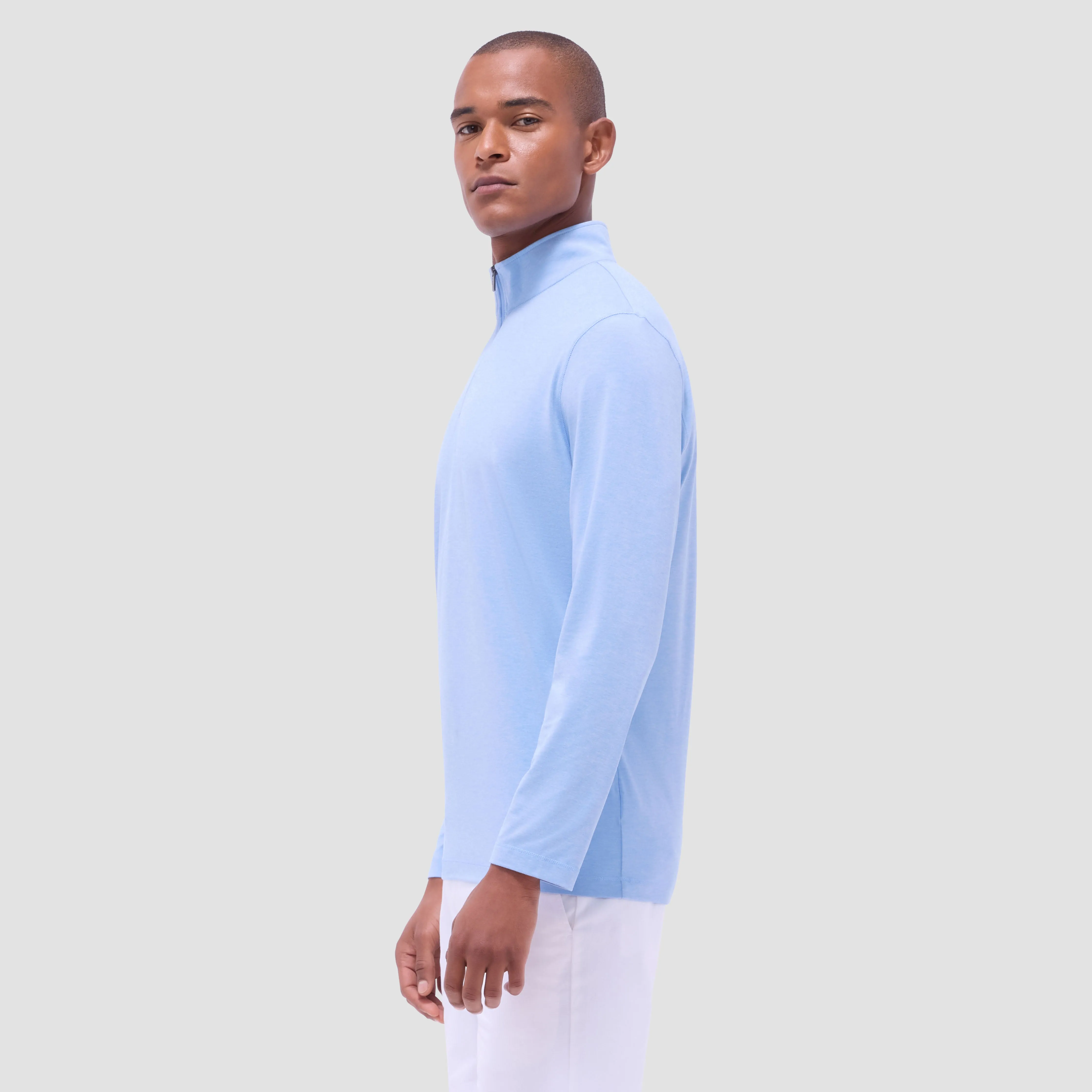UV50 Performance Quarter-Zip Pullover sold by Bugatchi product image thumbnail 3