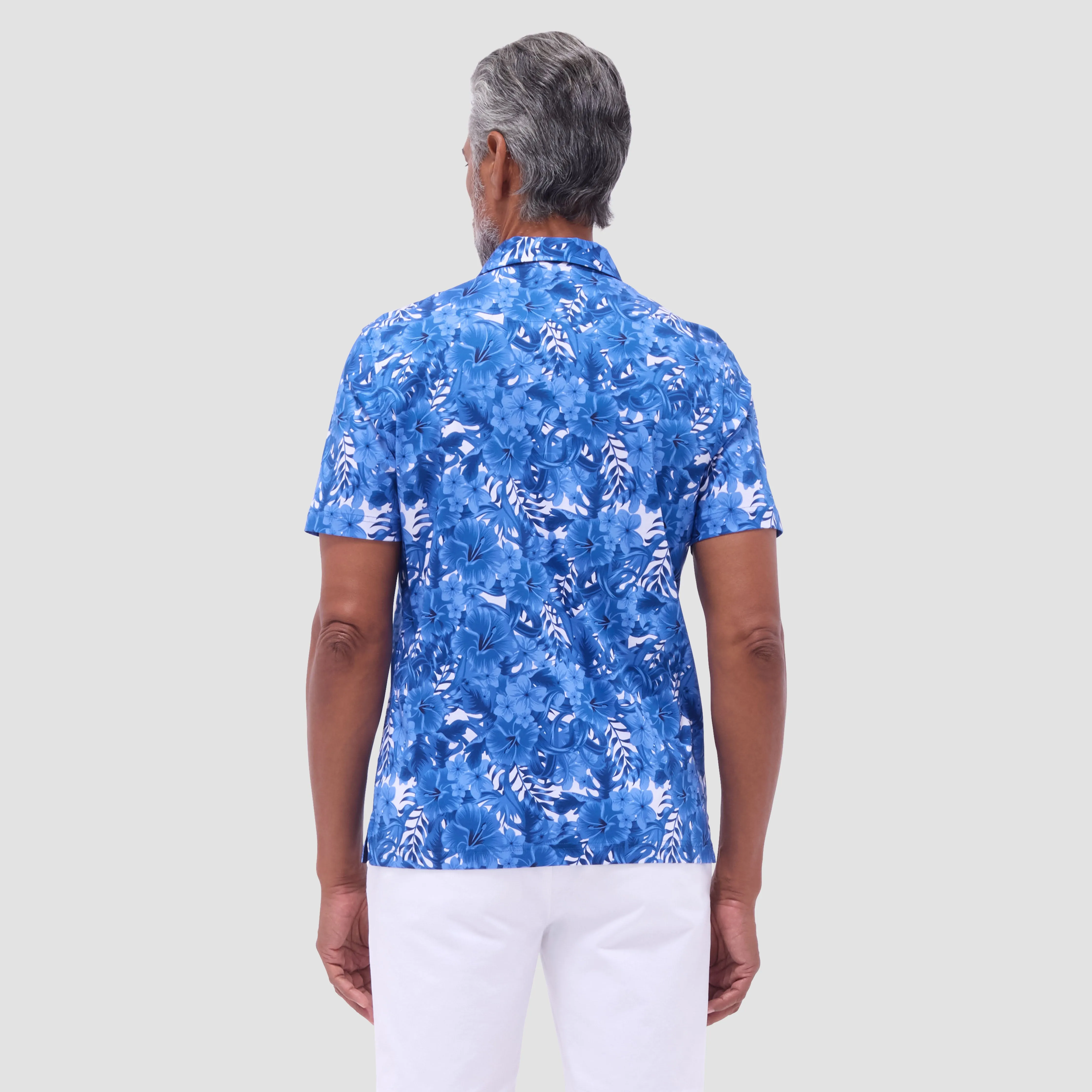Hendrix Floral Polo Shirt sold by Bugatchi product image thumbnail 5