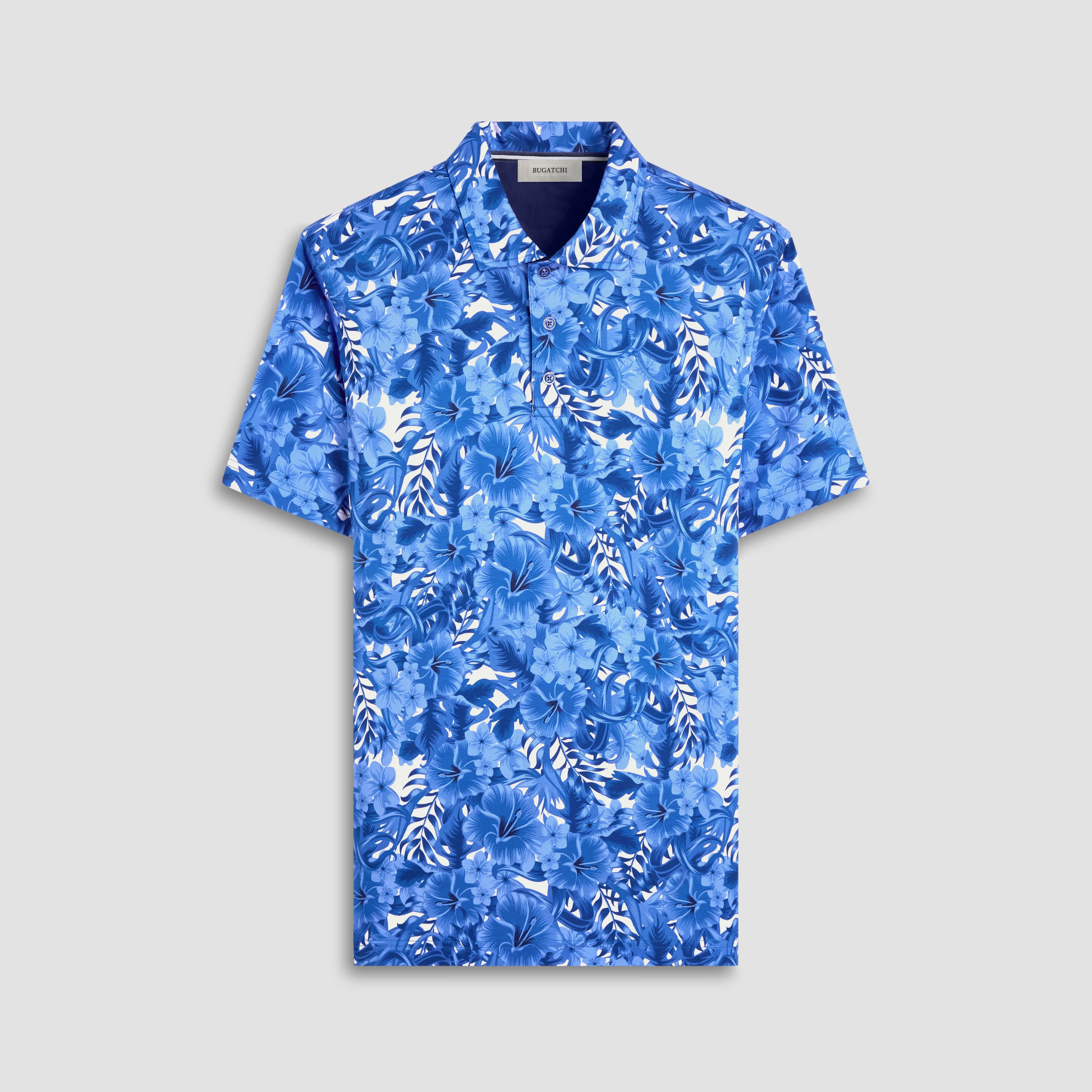 Hendrix Floral Polo Shirt sold by Bugatchi product image thumbnail 2