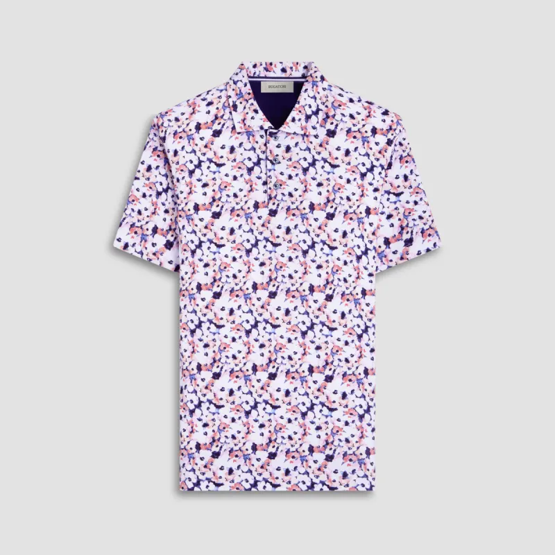Hendrix Floral Polo Shirt sold by Bugatchi