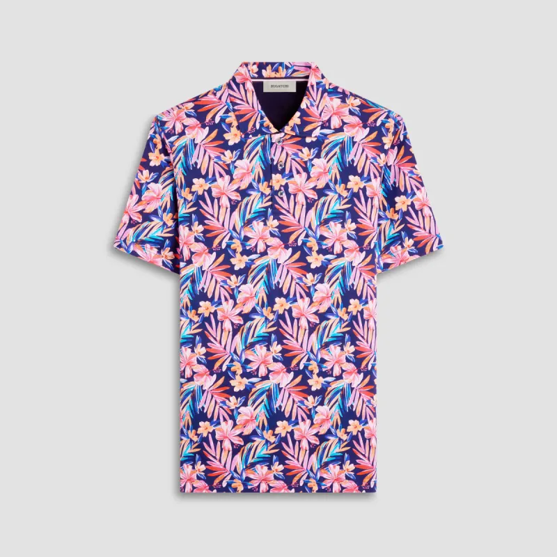 Hendrix Floral Polo Shirt sold by Bugatchi