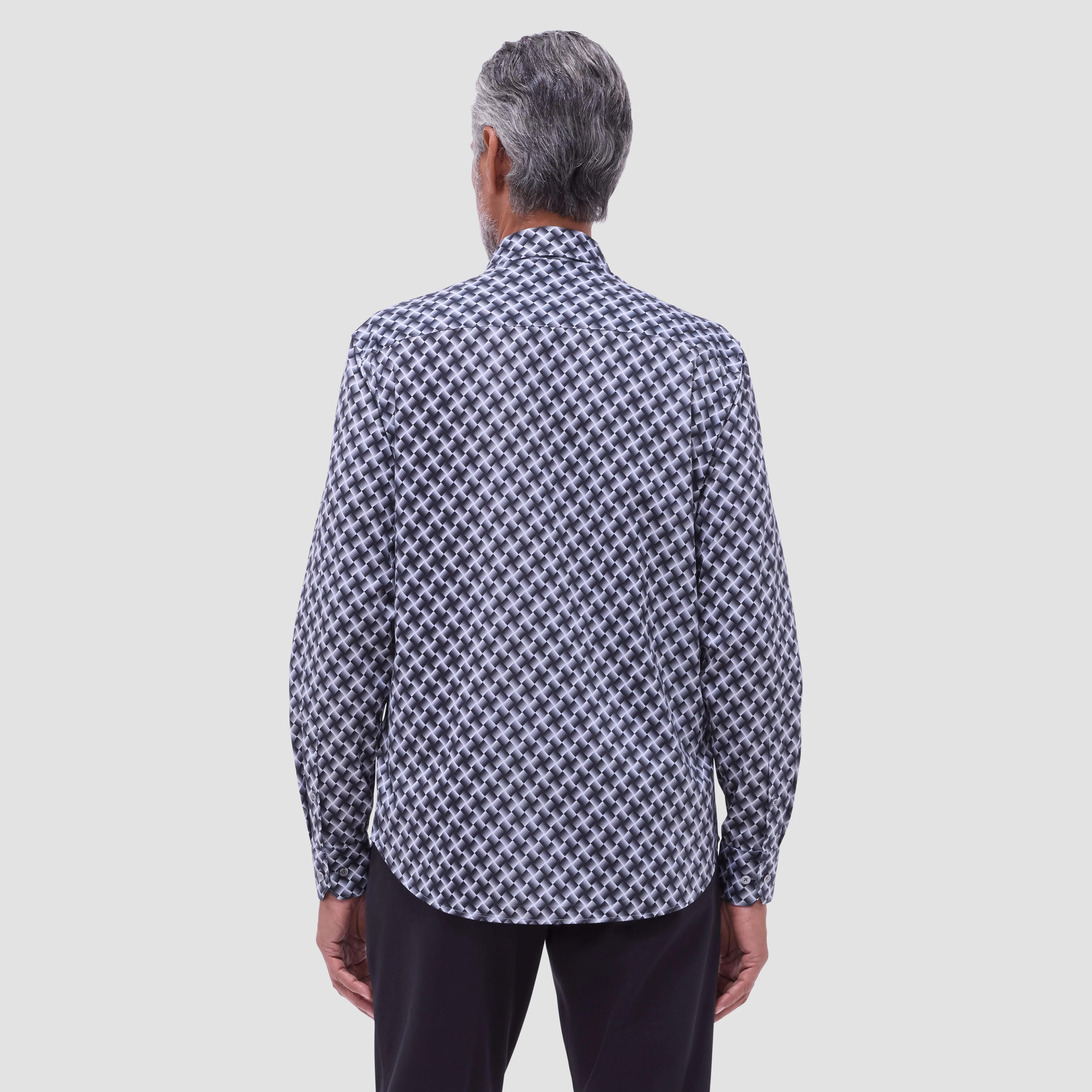 James Basketweave OoohCotton Shirt sold by Bugatchi product image thumbnail 4