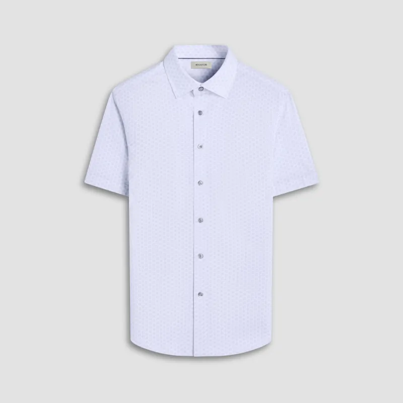 Miles Floral OoohCotton Short-Sleeve Shirt sold by Bugatchi