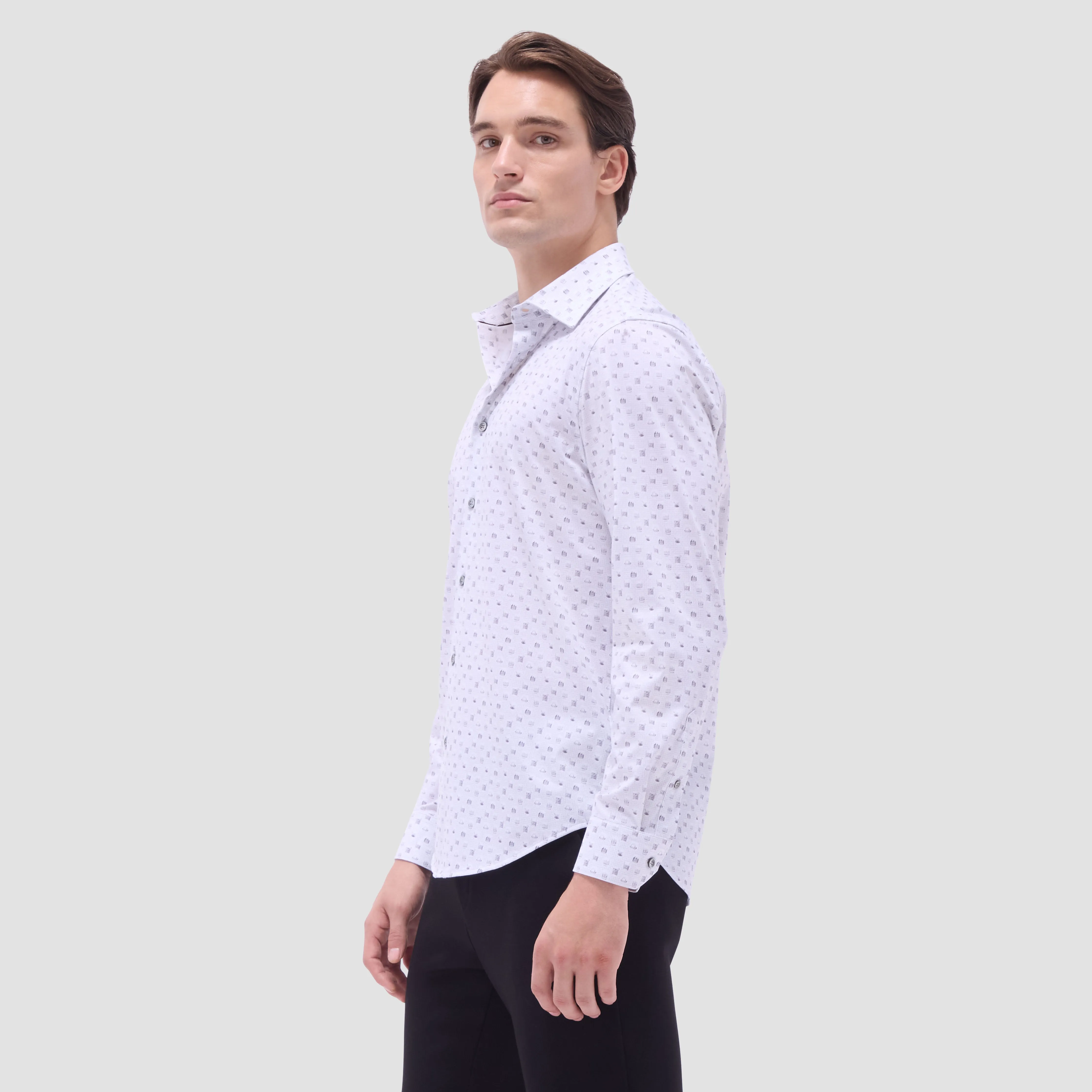James Whiskey OoohCotton Shirt sold by Bugatchi product image thumbnail 3