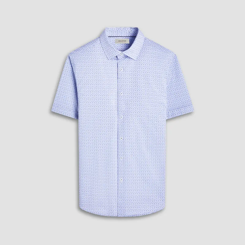 Miles Floral OoohCotton Short-Sleeve Shirt sold by Bugatchi