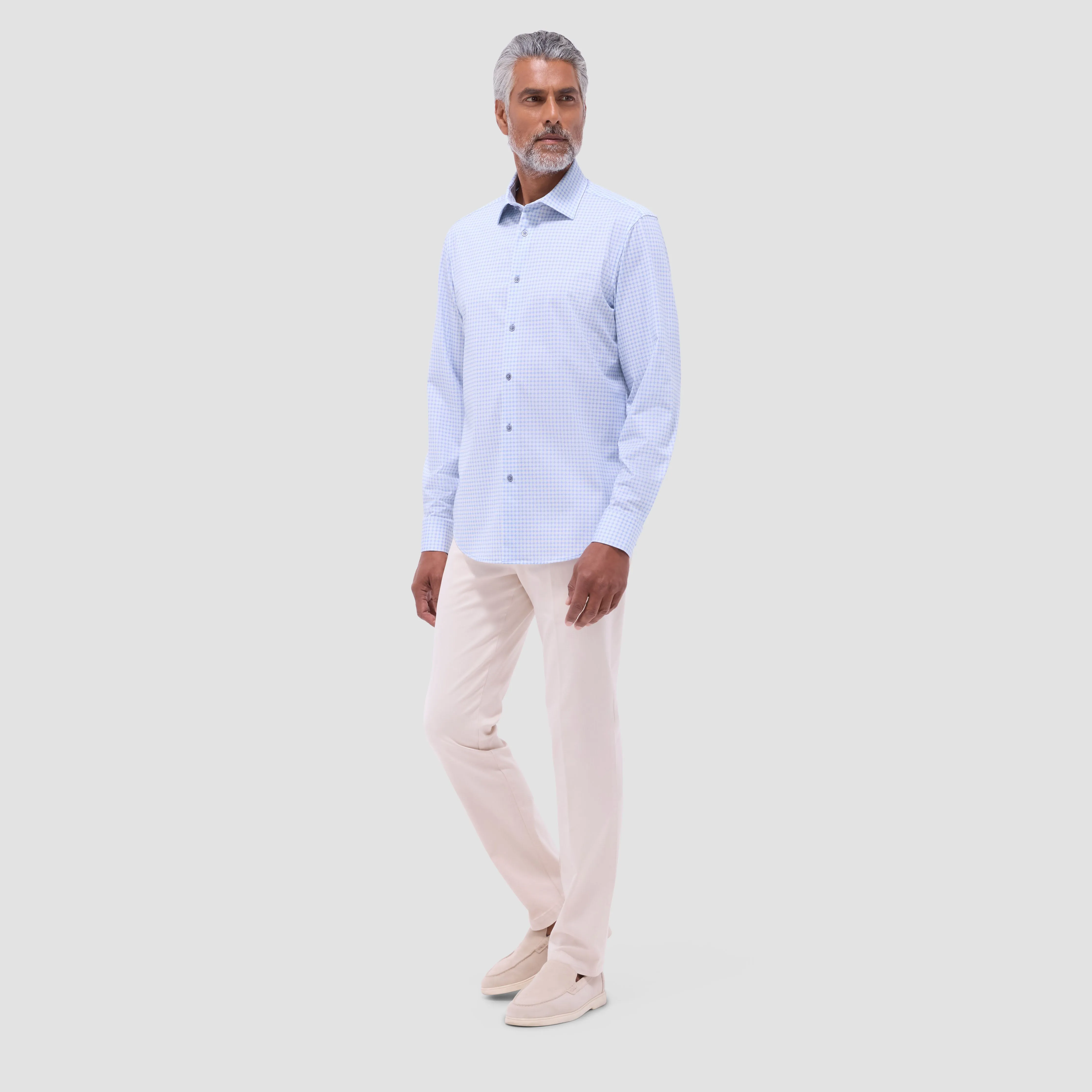 James Geometric OoohCotton Shirt sold by Bugatchi product image thumbnail 5