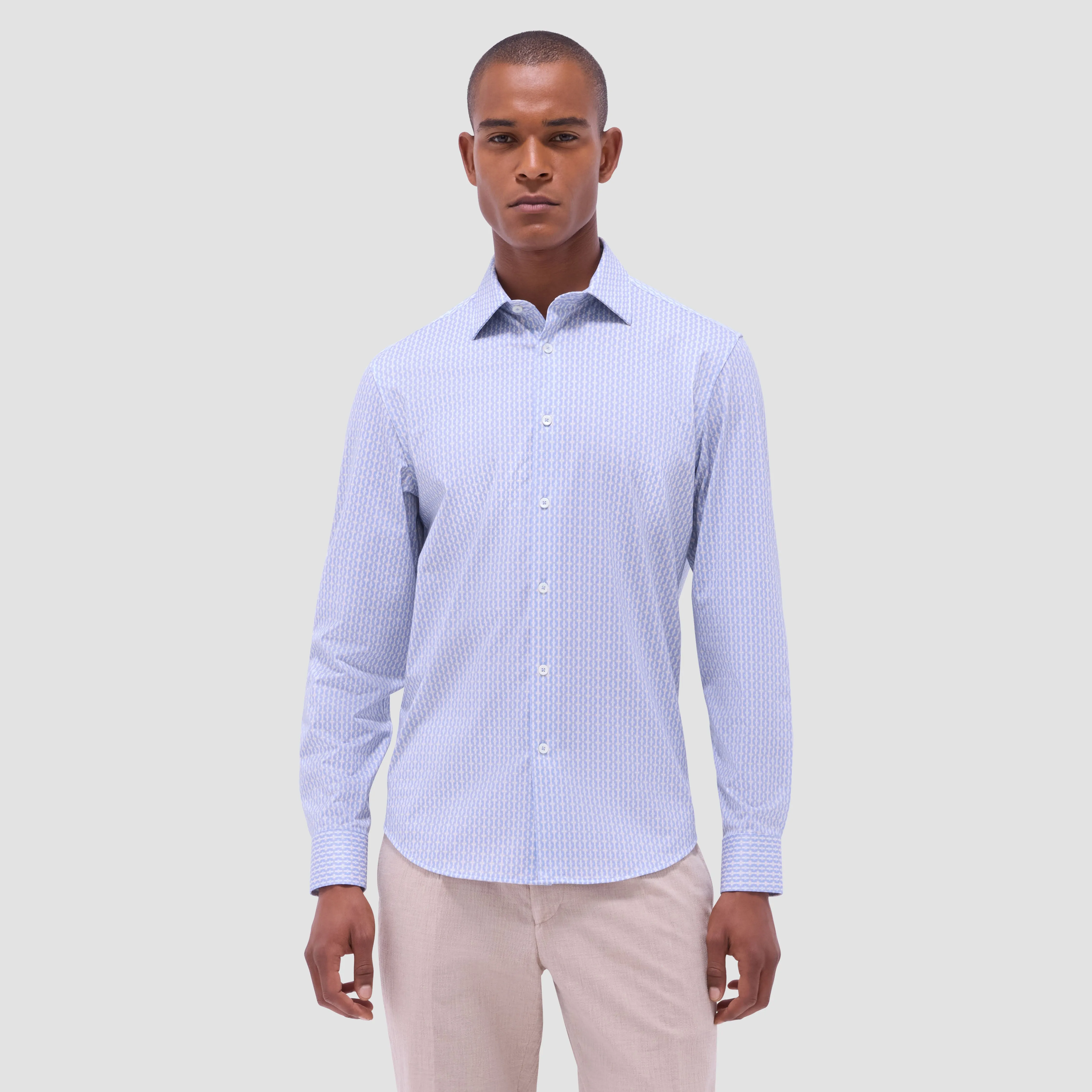 James Mosaic OoohCotton Shirt sold by Bugatchi product image thumbnail 2