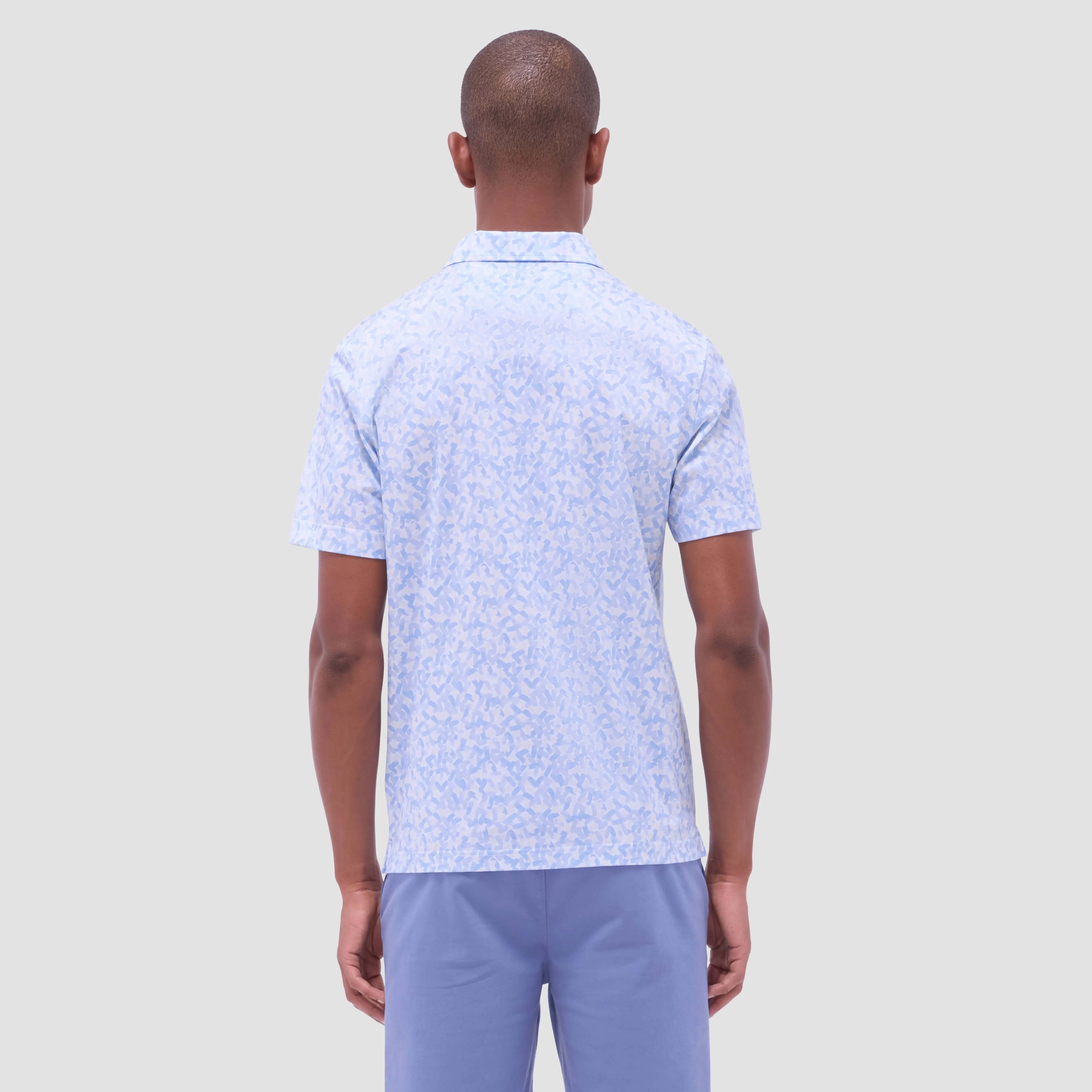 Victor Abstract OoohCotton Polo Shirt sold by Bugatchi product image thumbnail 4
