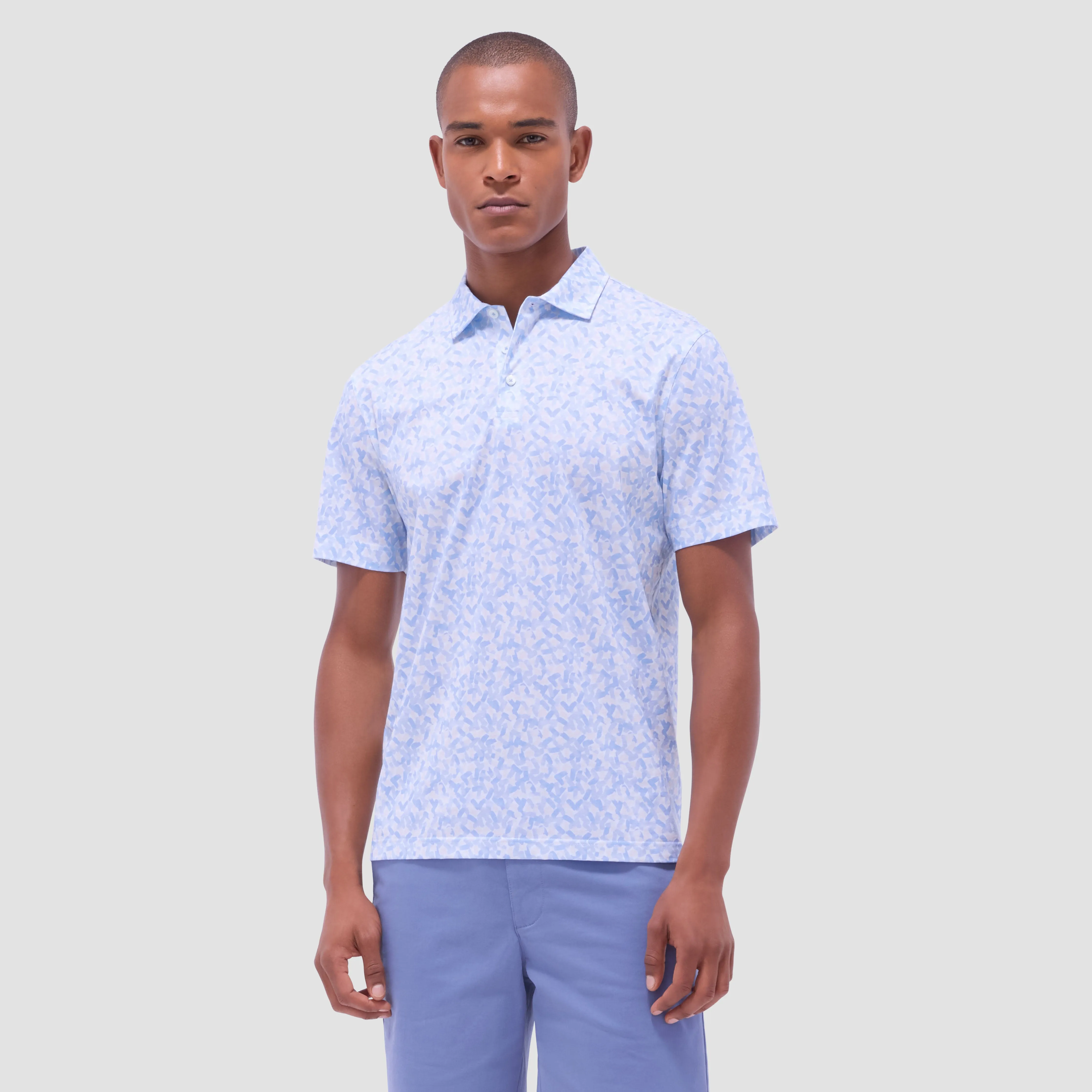 Victor Abstract OoohCotton Polo Shirt sold by Bugatchi product image thumbnail 2