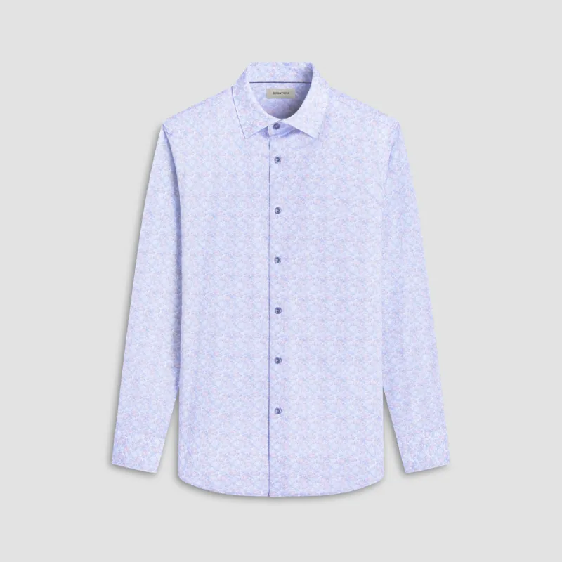 James Leaf Print OoohCotton Shirt sold by Bugatchi