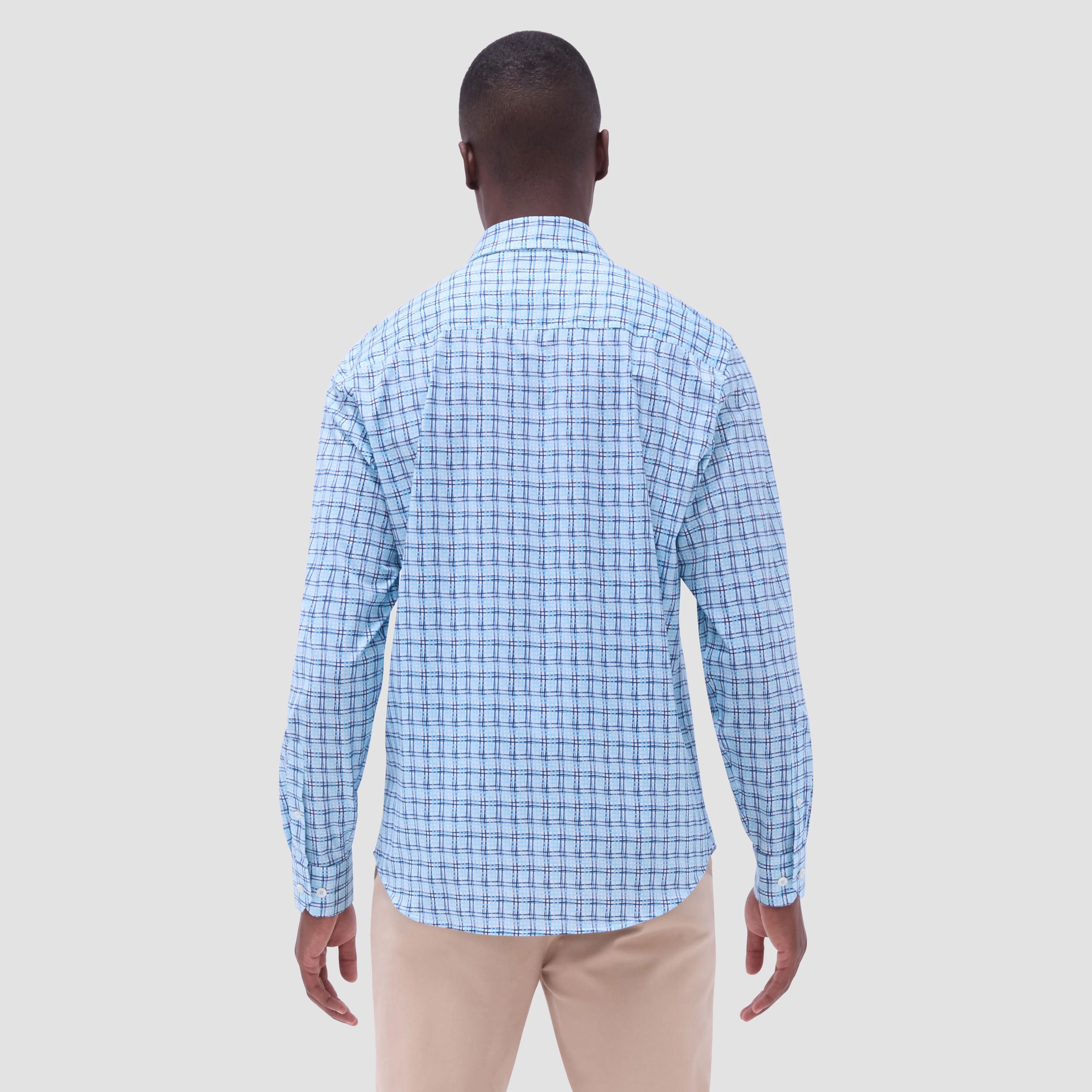 James Windowpane OoohCotton Shirt sold by Bugatchi product image thumbnail 4