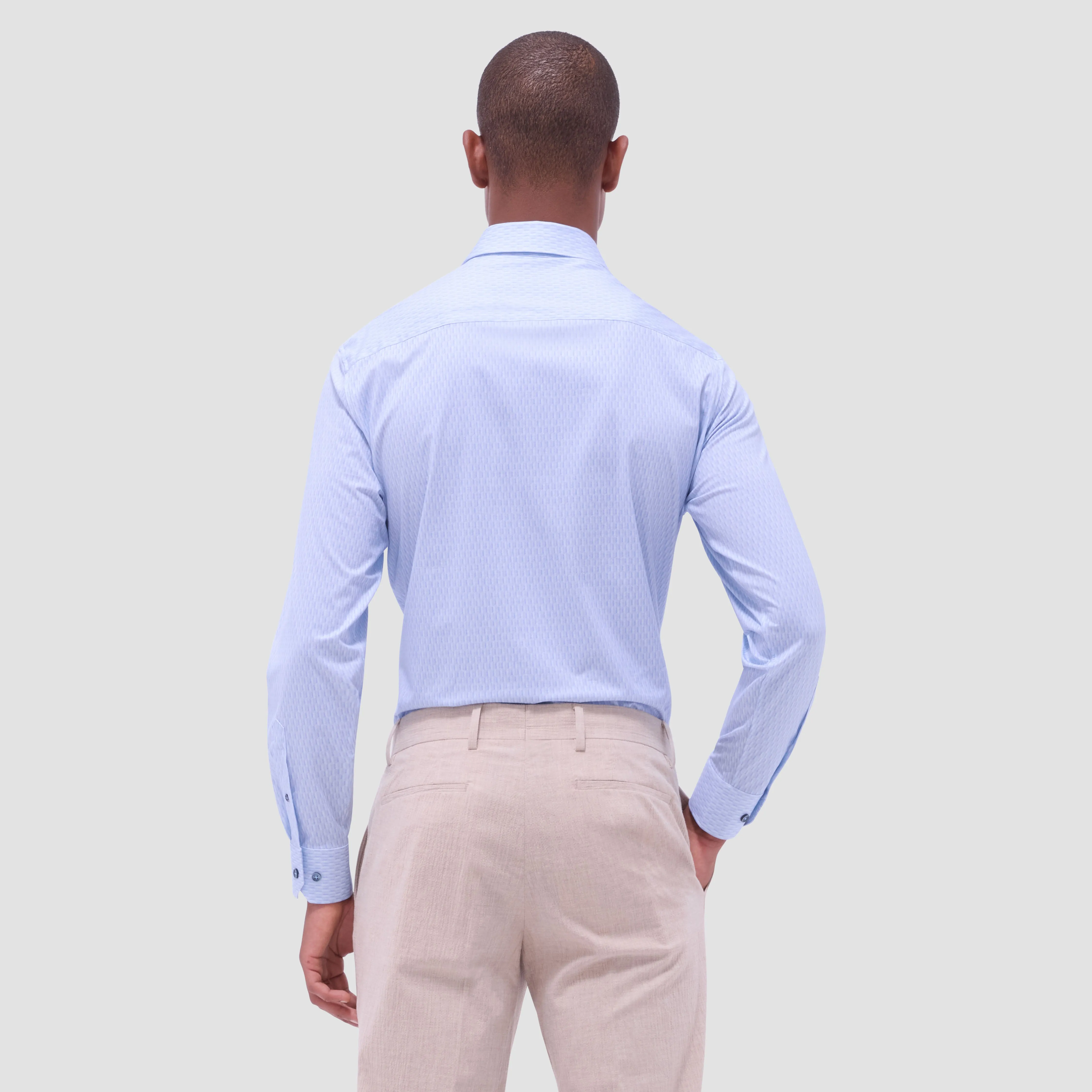 James Honeycomb OoohCotton Shirt sold by Bugatchi product image thumbnail 4