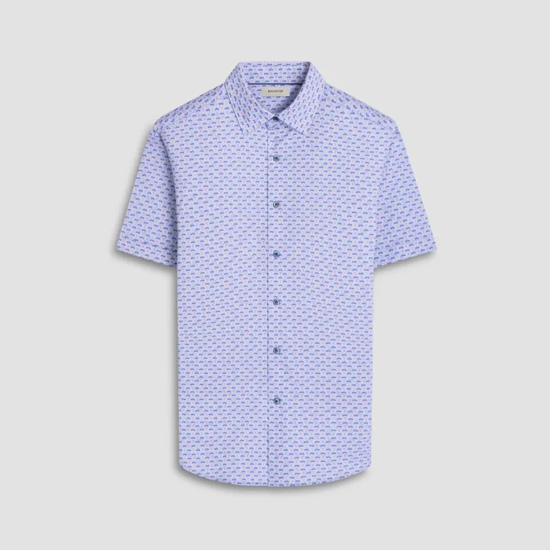 Miles Motorcycle OoohCotton Short-Sleeve Shirt sold by Bugatchi