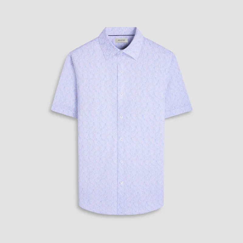 Miles Cocktail OoohCotton Short-Sleeve Shirt sold by Bugatchi