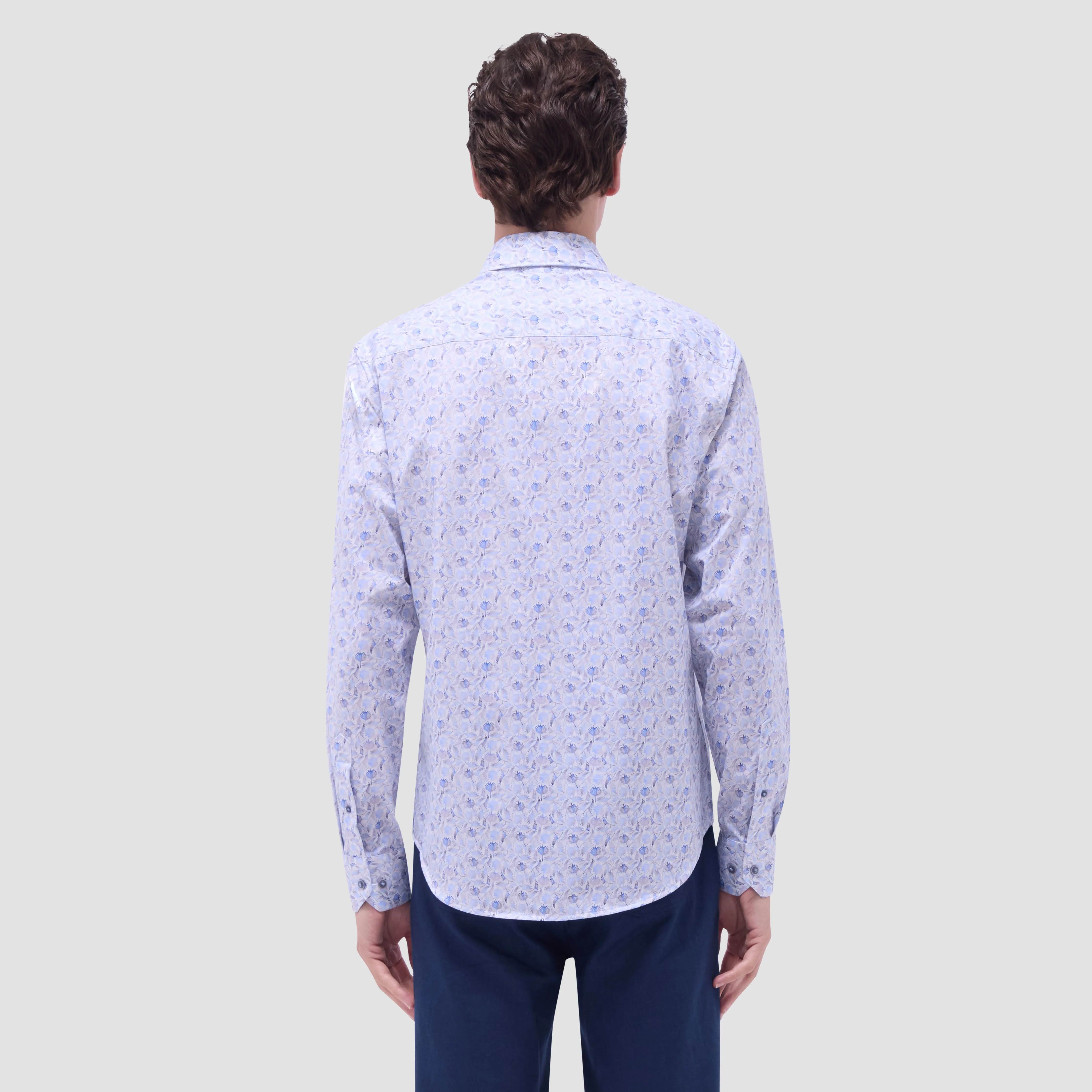James Leaf Print OoohCotton Shirt sold by Bugatchi product image thumbnail 4