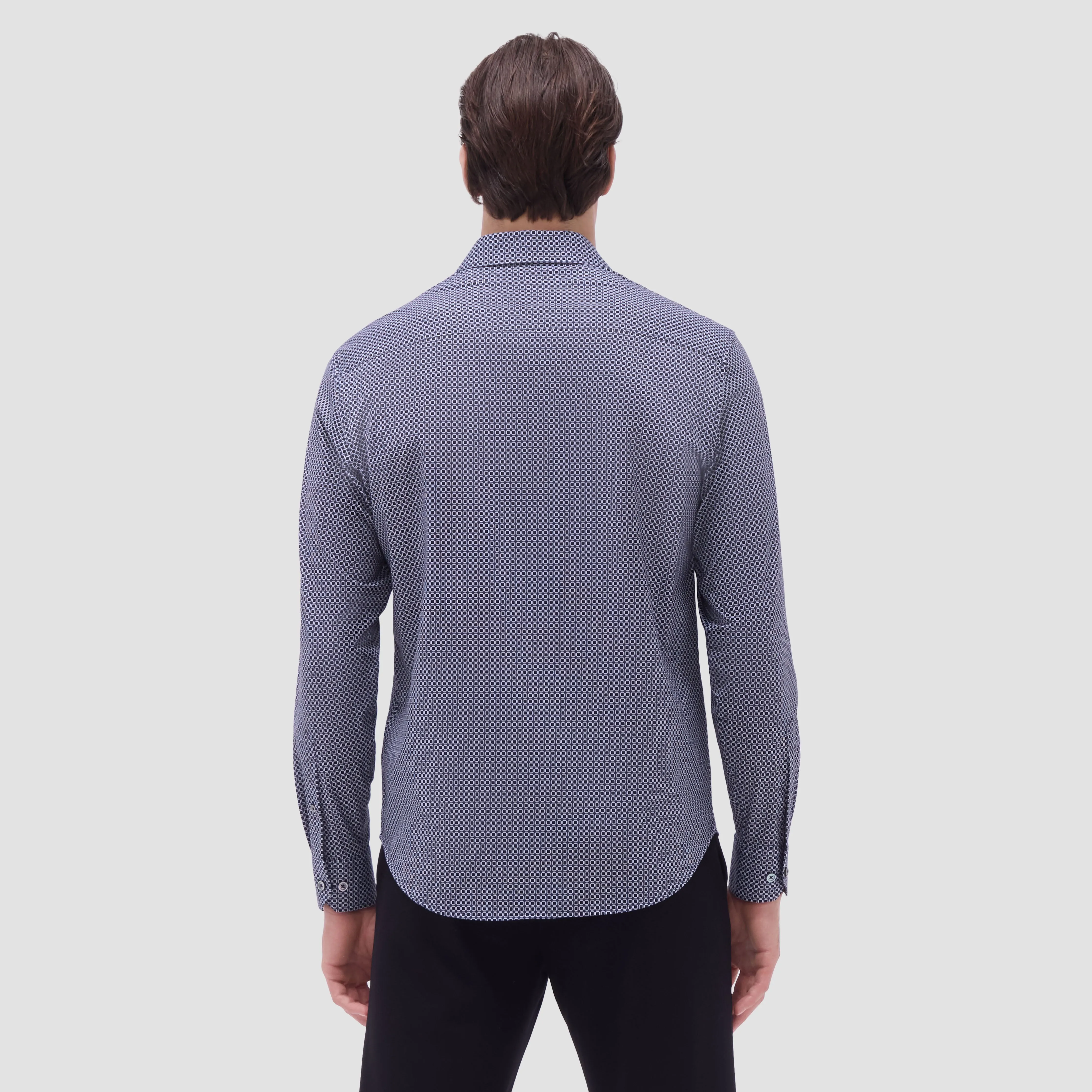 James Geometric OoohCotton Shirt sold by Bugatchi product image thumbnail 4