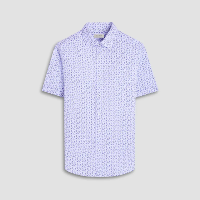 Miles Floral OoohCotton Short-Sleeve Shirt sold by Bugatchi