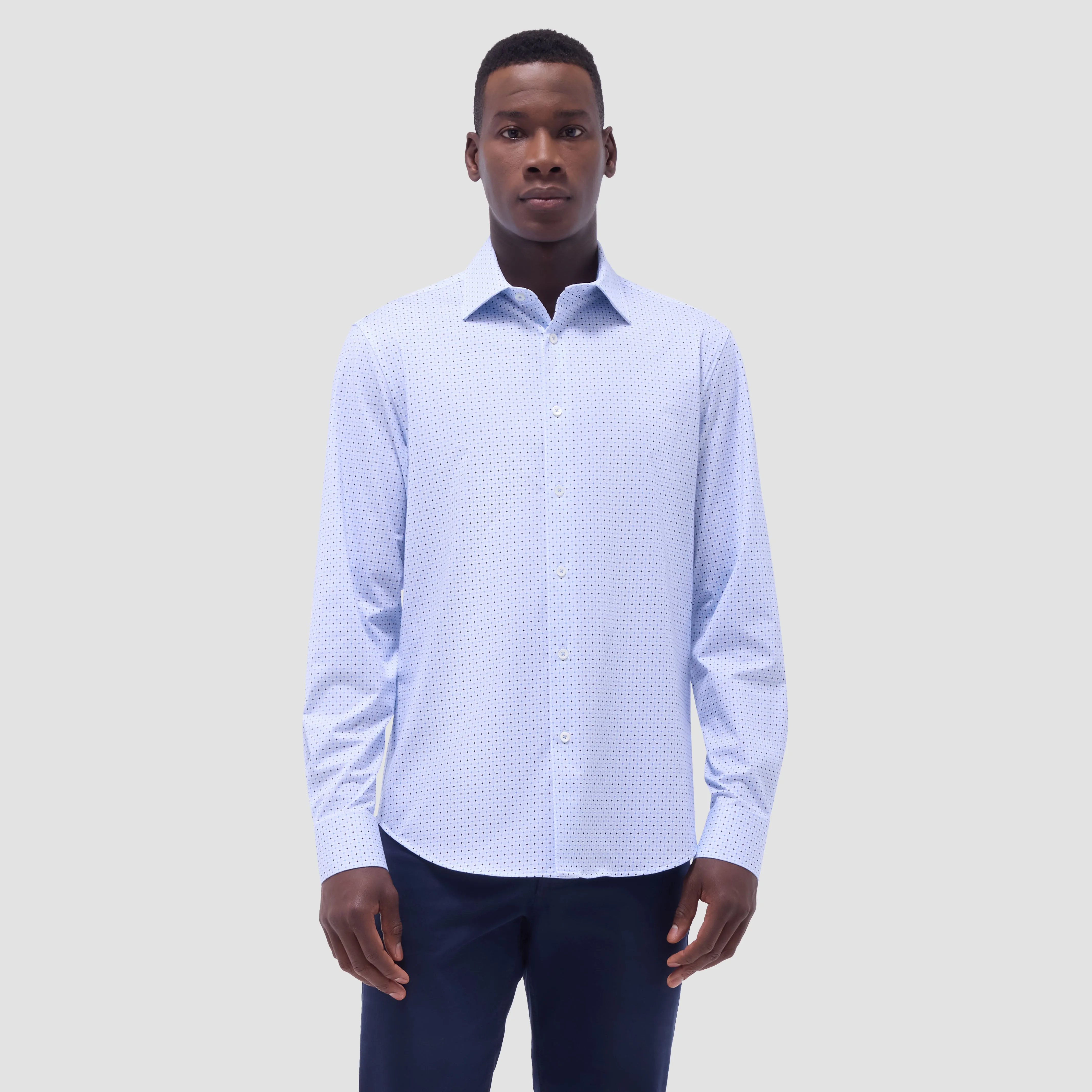 James Diamond Check OoohCotton Shirt sold by Bugatchi product image thumbnail 2